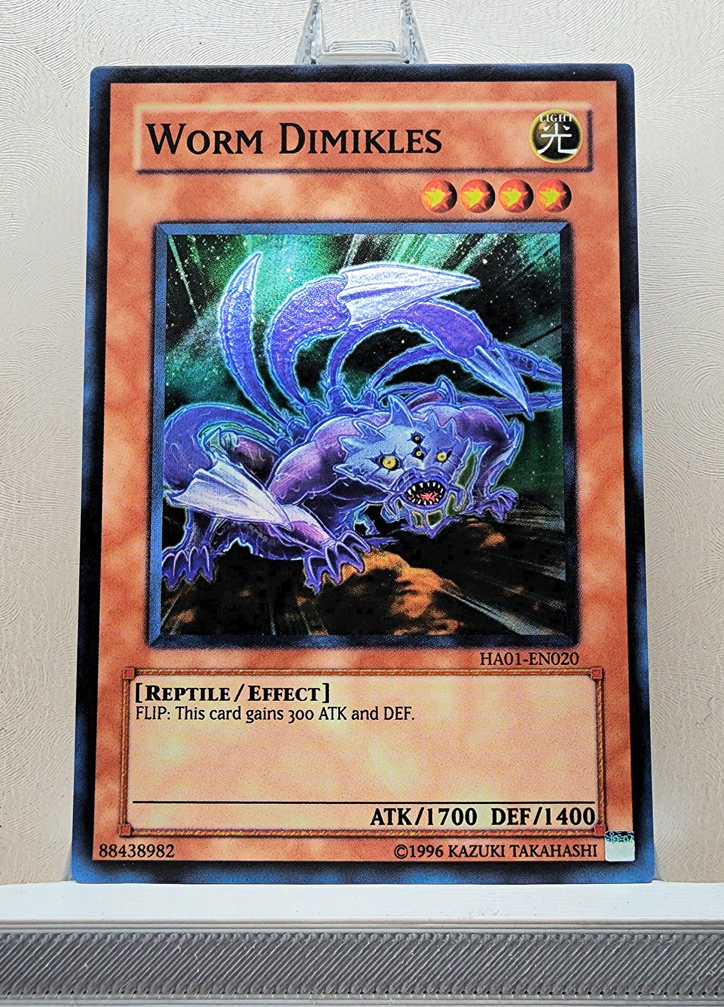 Yugioh! 1x Worm Dimikles (HA01 - Super Rare) 1st/Unli Edition