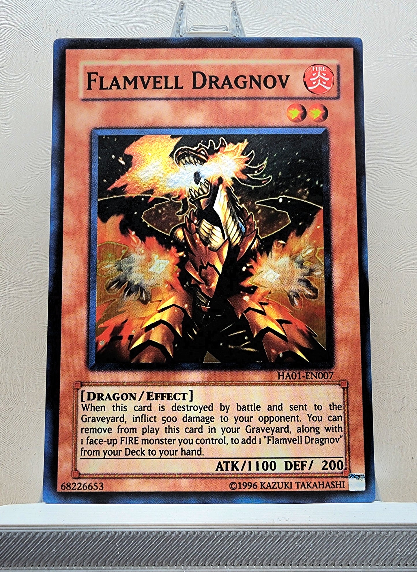 Yugioh! 1x Flamvell Dragnov (HA01 - Super Rare) 1st/Unli Edition