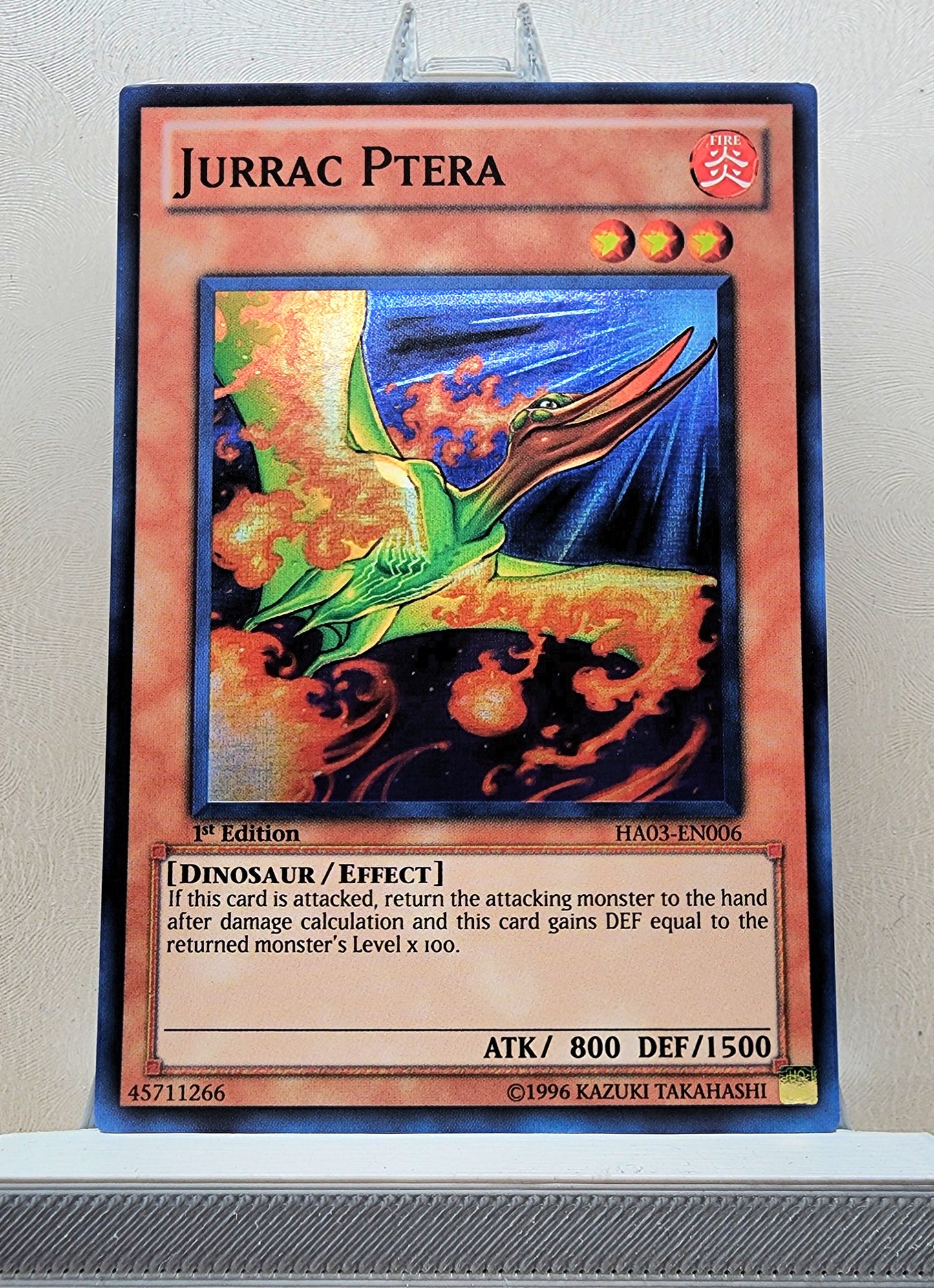 Yugioh! 1x Jurrac Ptera (HA04 - Super Rare) 1st Edition