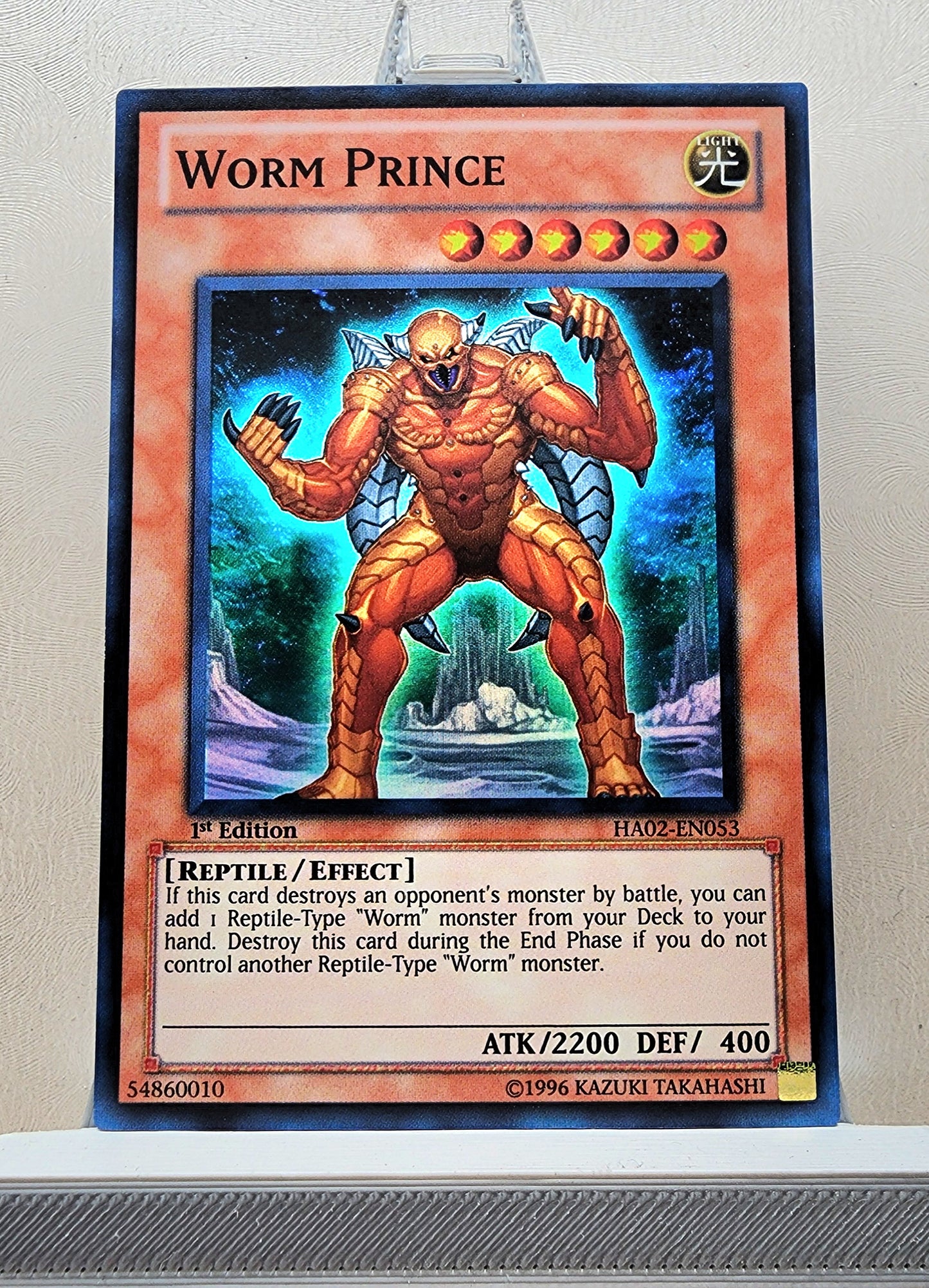 Yugioh! 1x Worm Prince (HA02 - Super Rare) 1st Edition