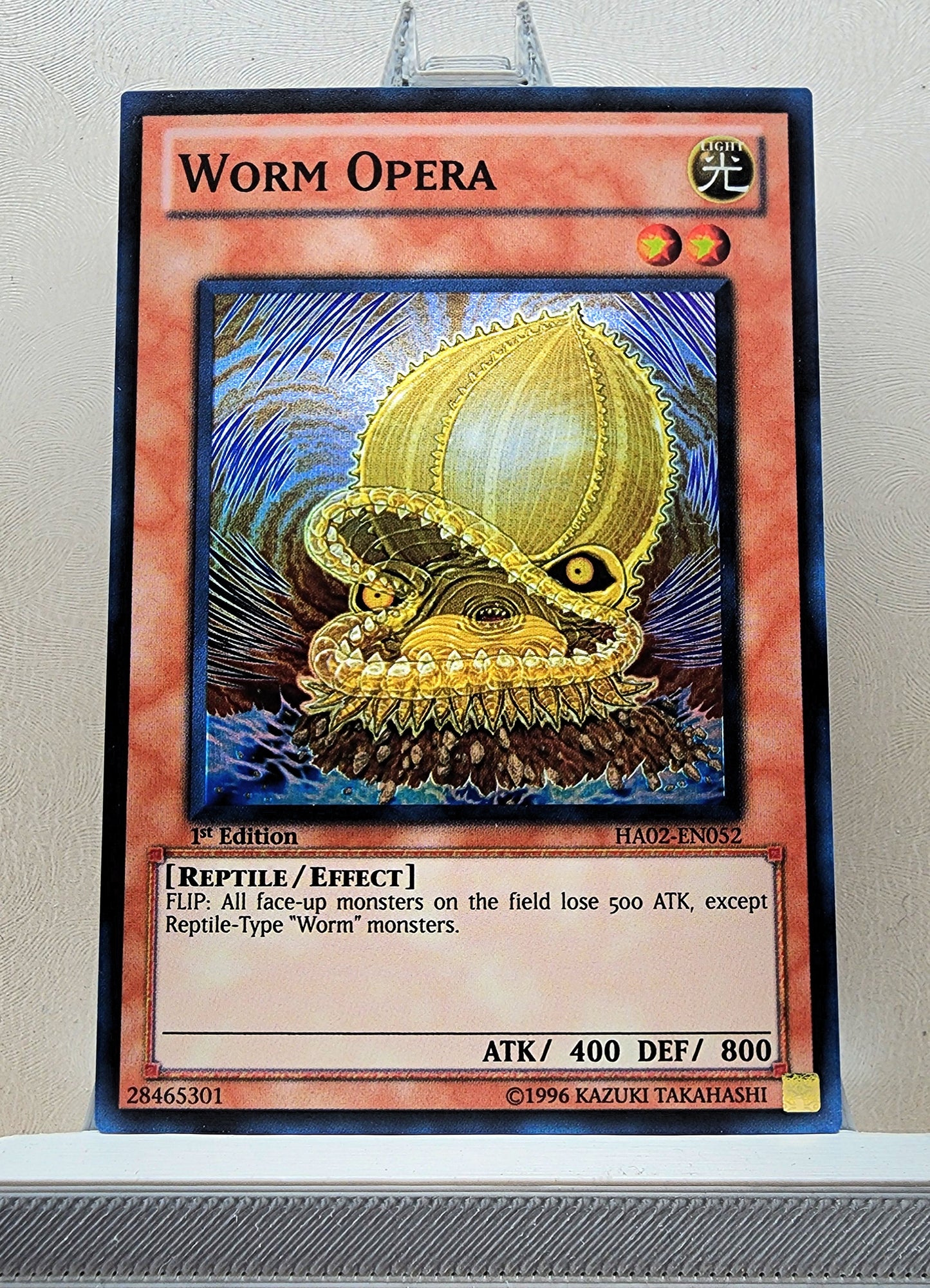 Yugioh! 1x Worm Opera (HA02 - Super Rare) 1st Edition