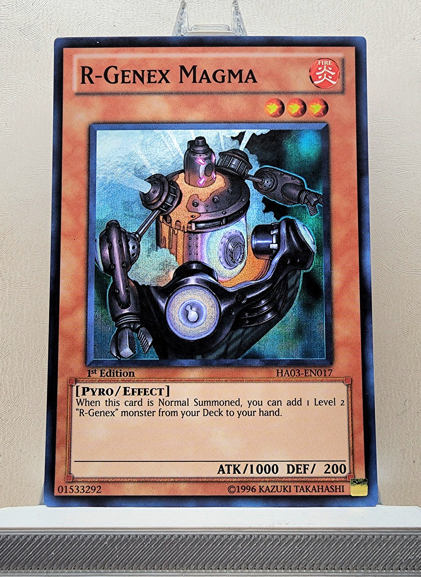 Yugioh! 1x R-Genex Magma (HA03 - Super Rare) 1st Edition