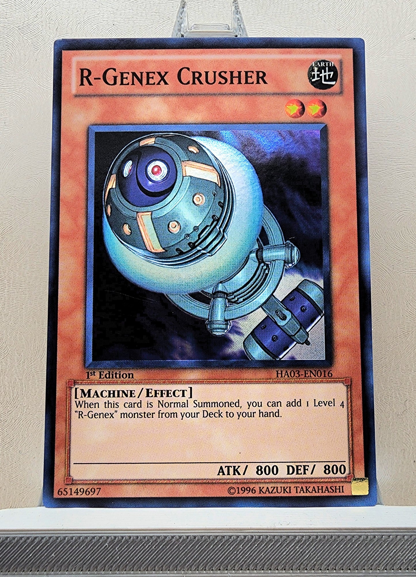 Yugioh! 1x R-Genex Crusher (HA03 - Super Rare) 1st/Unli Edition