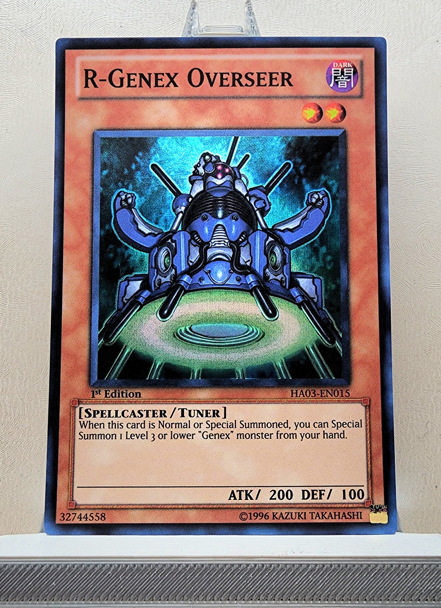 Yugioh! 1x R-Genex Overseer (HA03 - Super Rare) 1st Edition