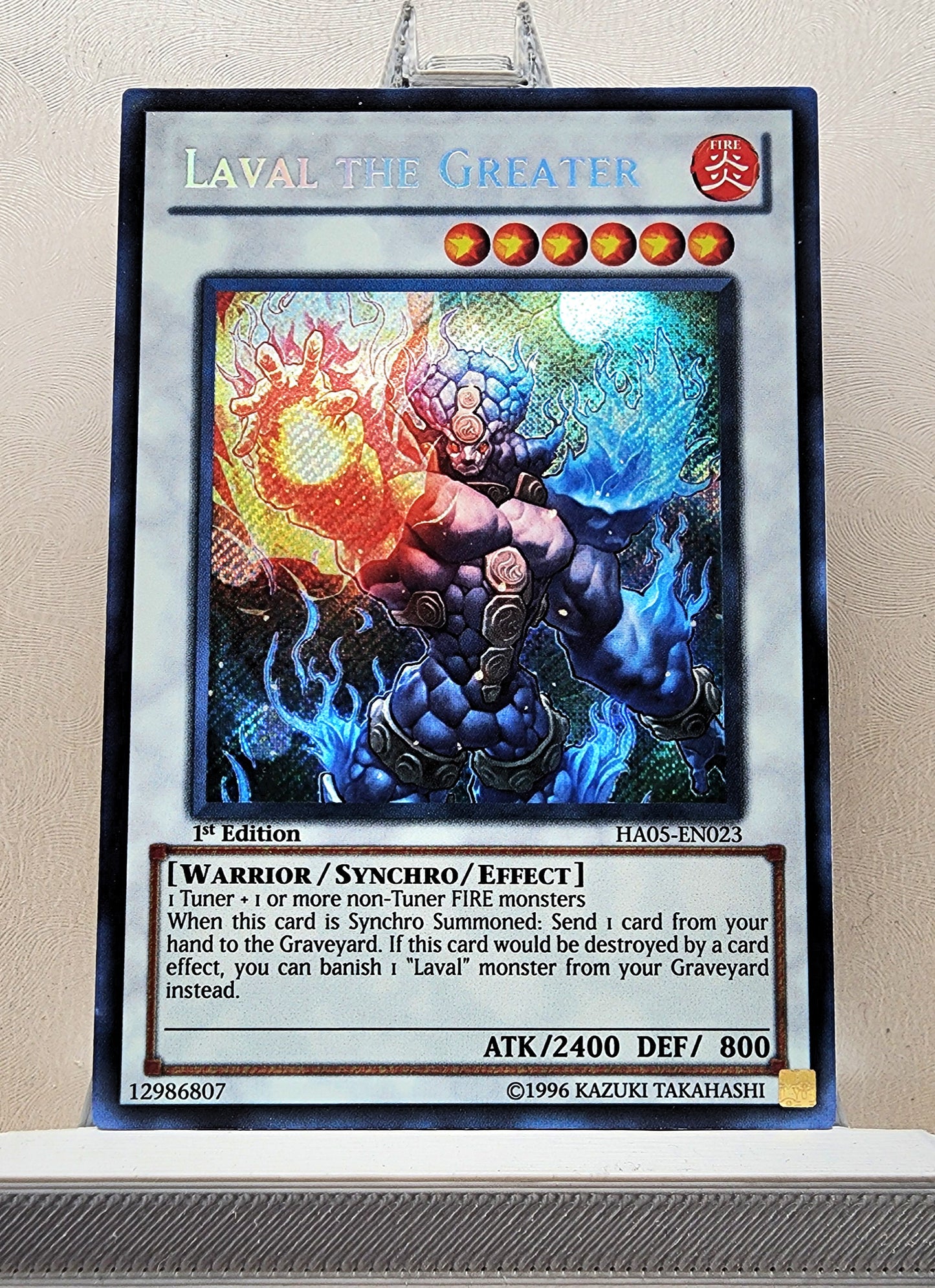 Yugioh! 1x Laval the Greater (HA05 - Secret Rare) 1st Edition