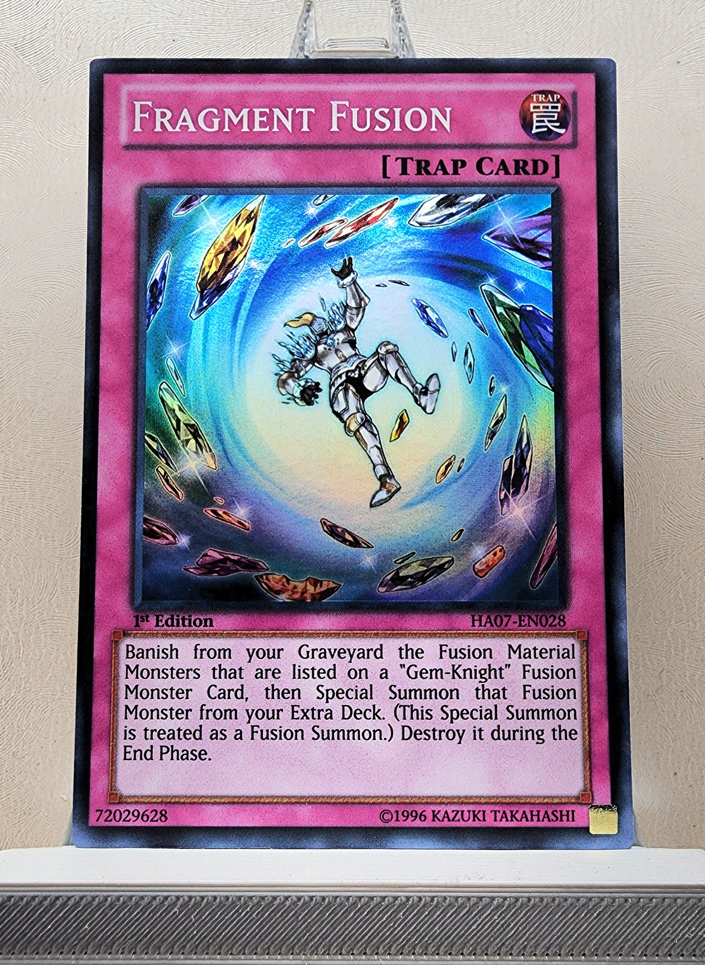 Yugioh! 1x Fragment Fusion (HA07 - Super Rare) 1st Edition