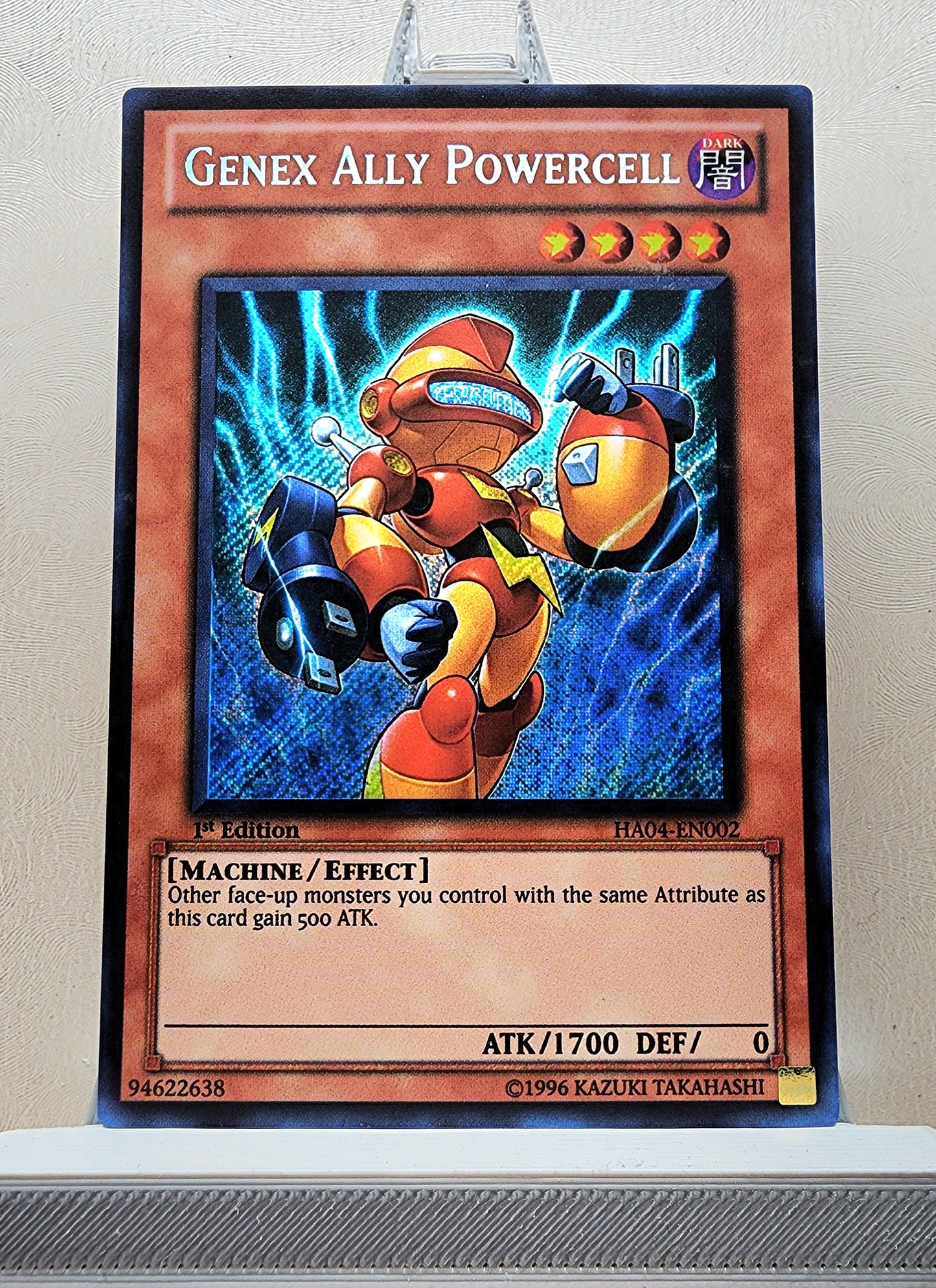 Yugioh! 1x Genex Ally Powercell (HA04 - Secret Rare) 1st Edition