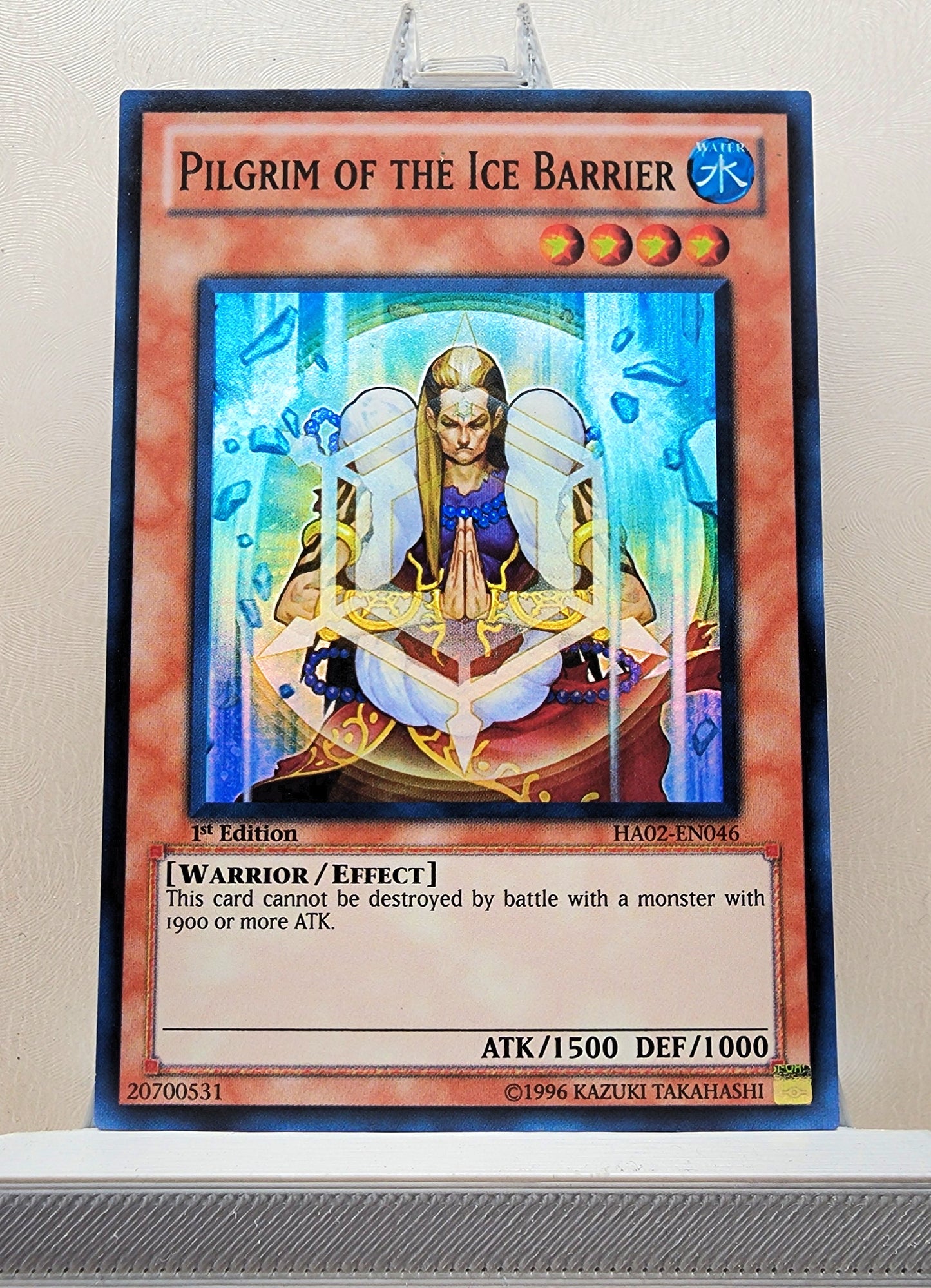 Yugioh! 1x Pilgrim of the Ice Barrier (HA02 - Super Rare) 1st Edition