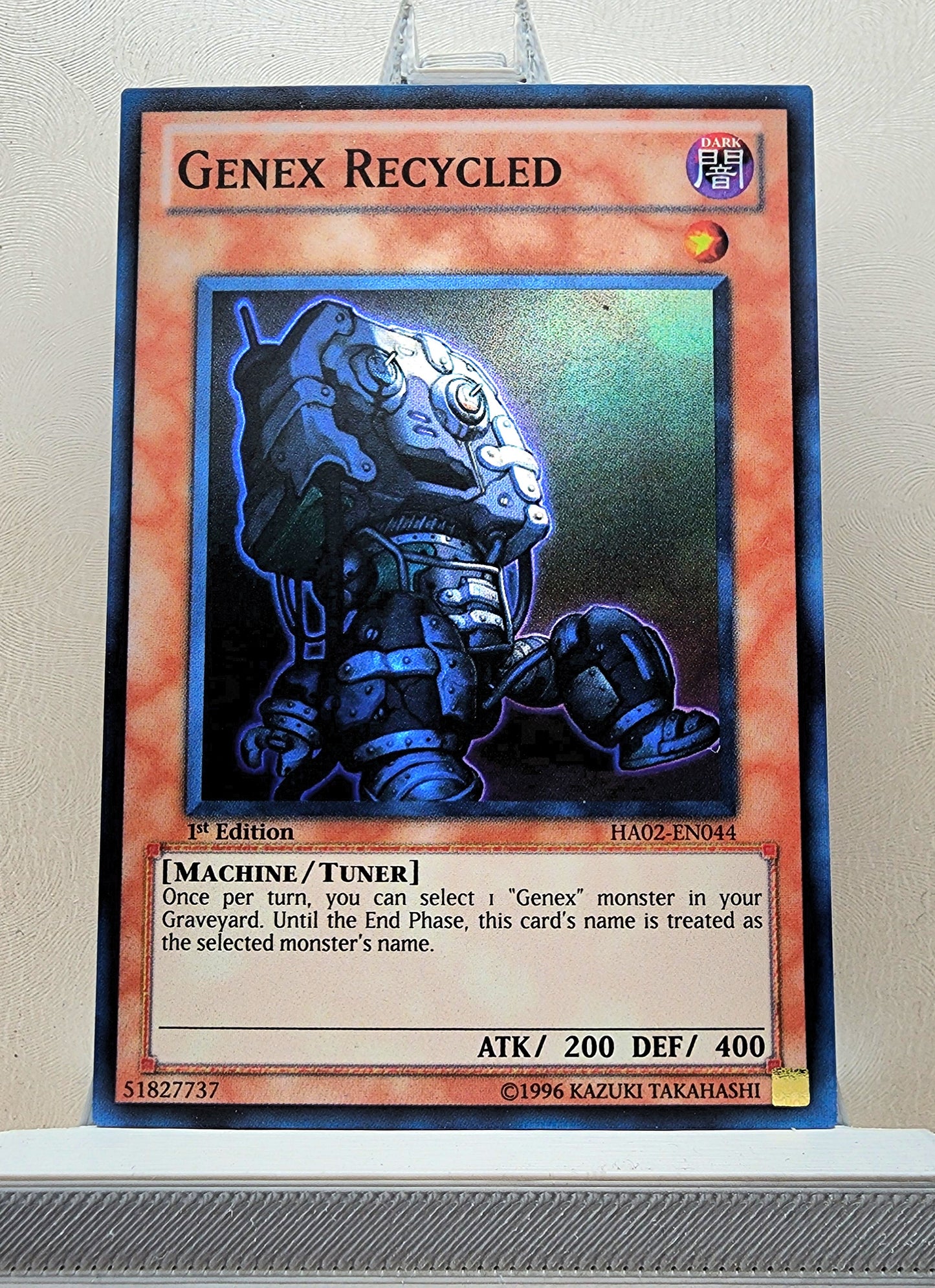 Yugioh! 1x Genex Recycled (HA02 - Super Rare) 1st Edition