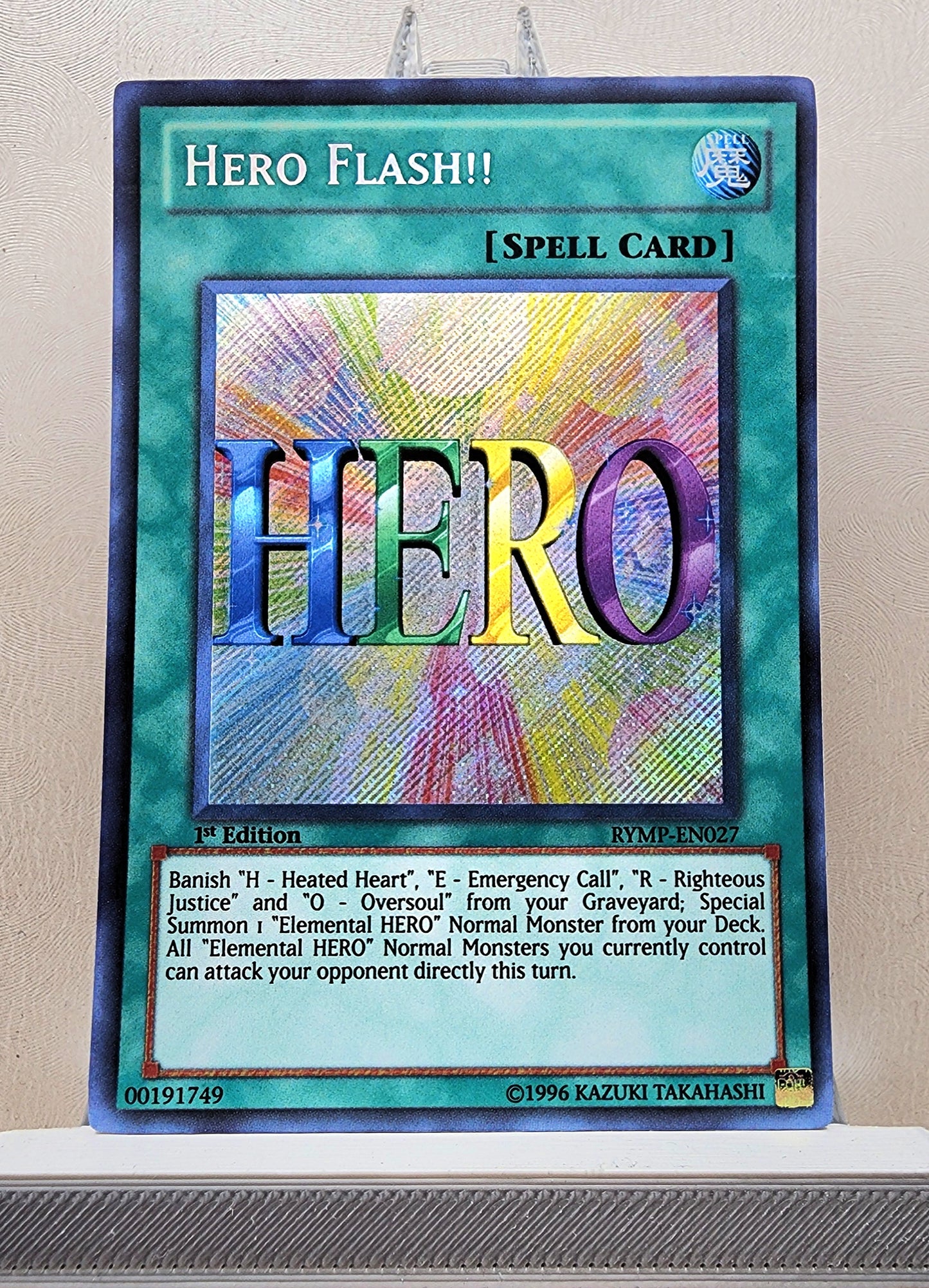 Yugioh! 1x Hero Flash (RYMP - Secret Rare) 1st Edition