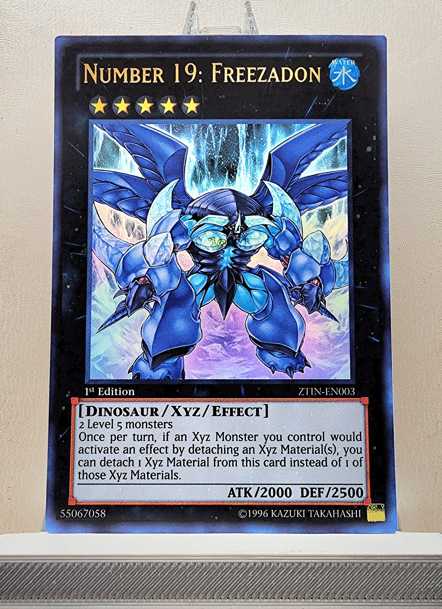 Yugioh! 1x Number 19: Freezadon (ZTIN - Ultra Rare) 1st Edition