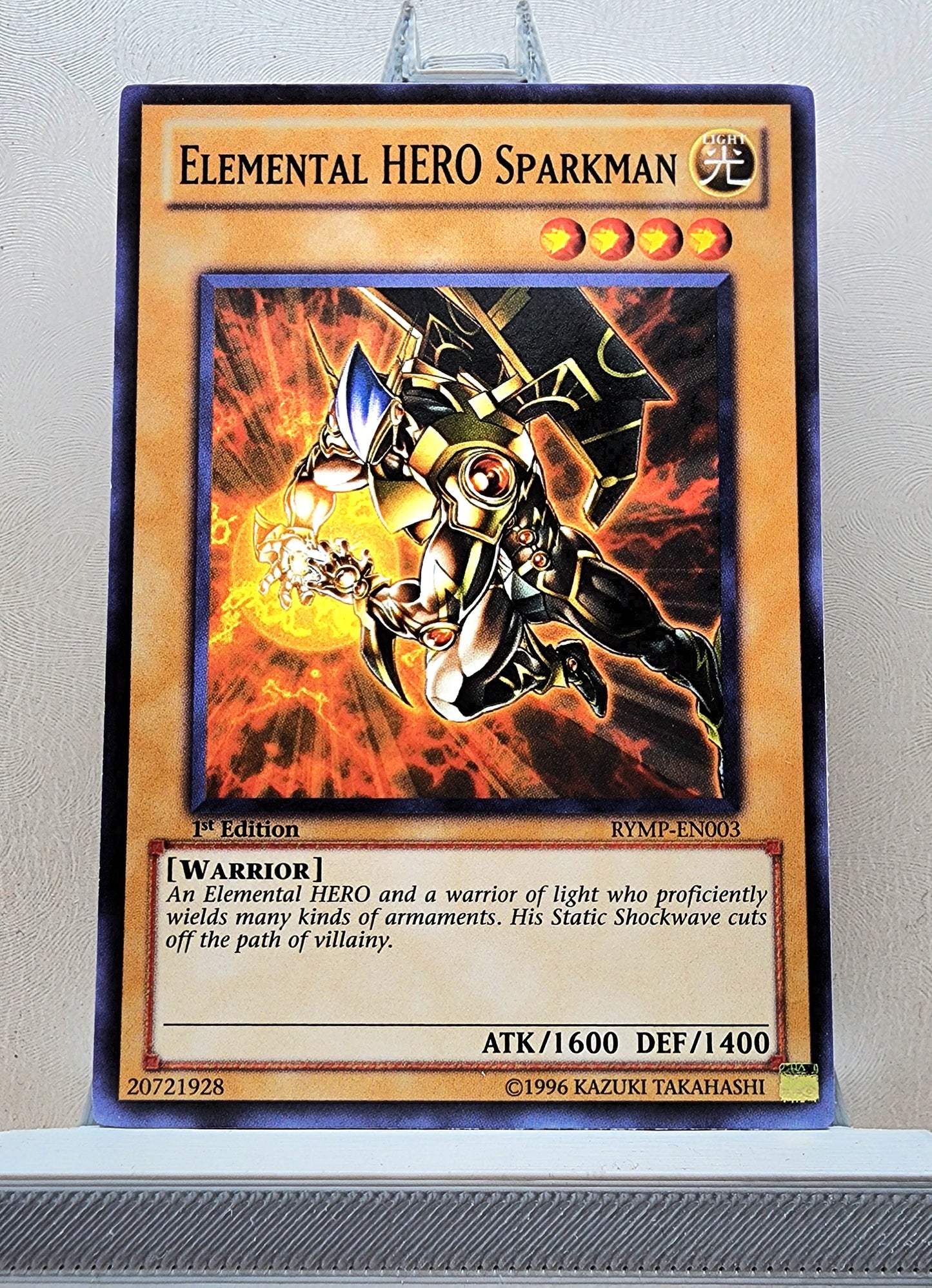 Yugioh! 1x Elemental HERO Sparkman Alt Art (RYMP - Common) 1st Edition