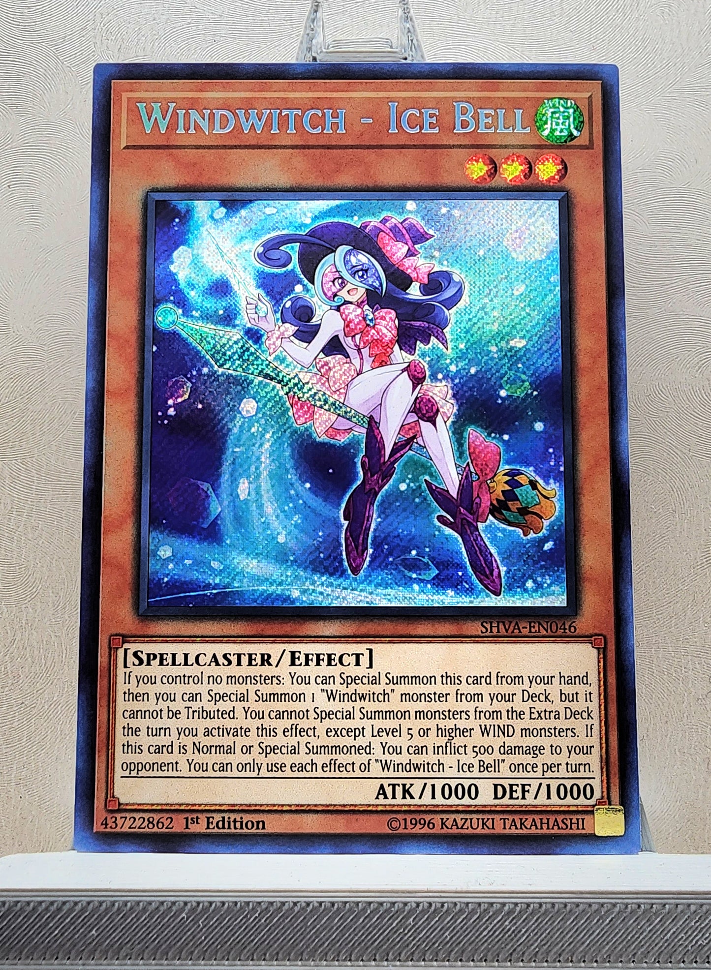 Yugioh! 1x Windwitch - Ice Bell (SHVA - Secret Rare) 1st Edition