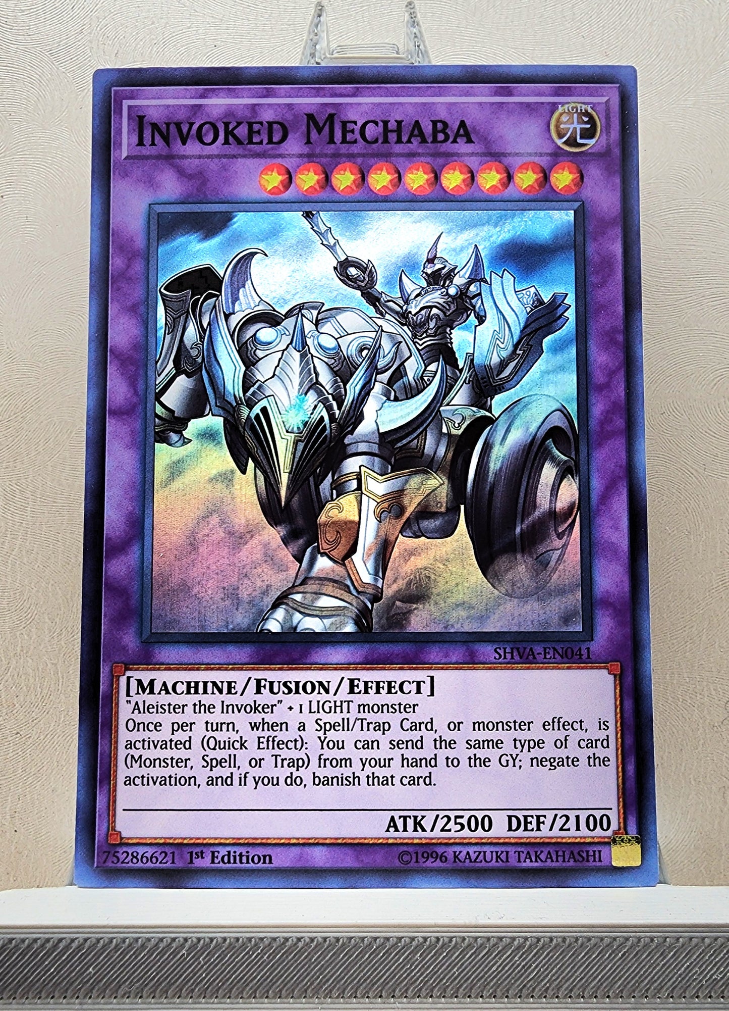 Yugioh! 1x Invoked Mechaba (SHVA - Super Rare) 1st Edition