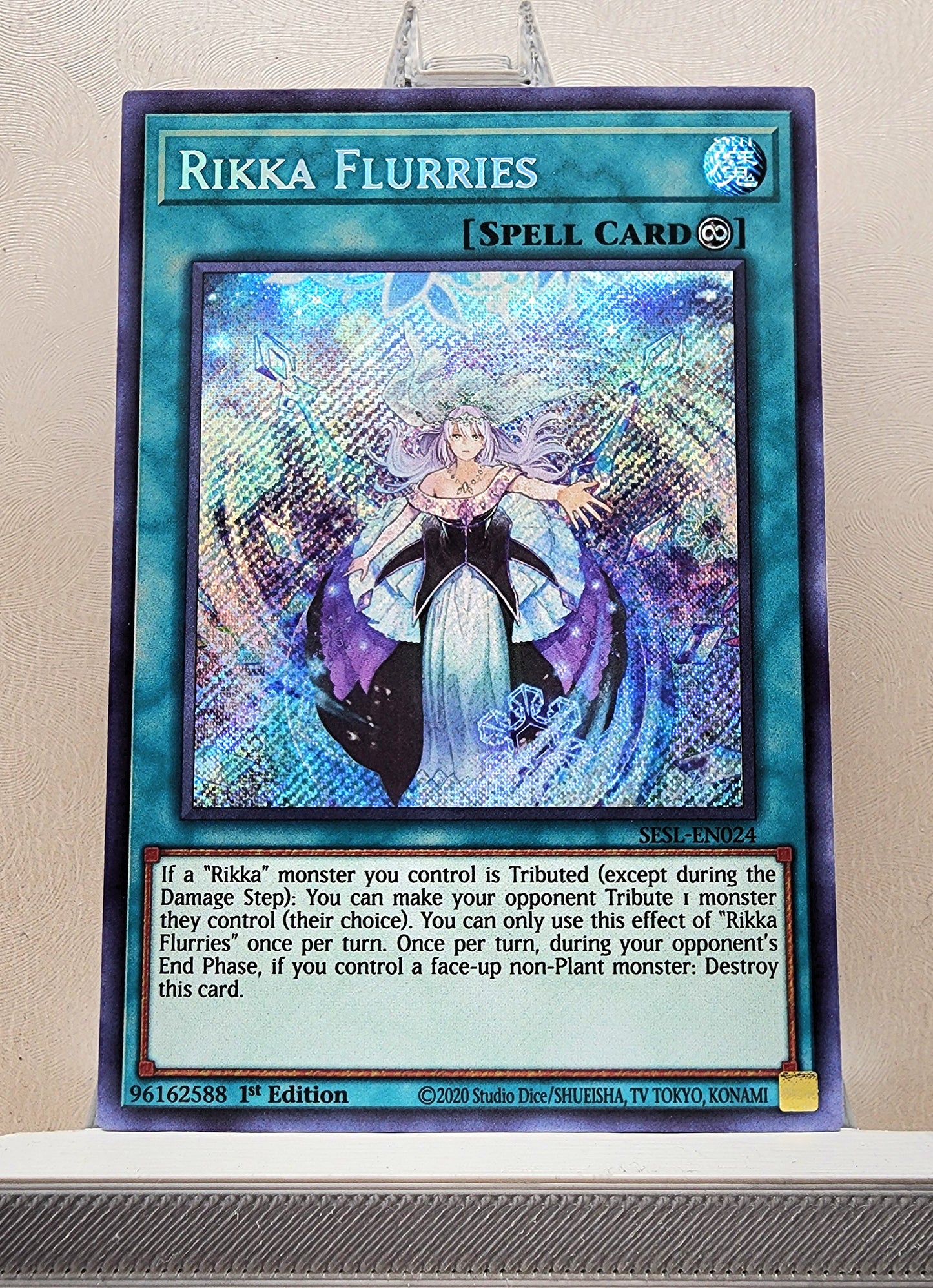 Yugioh! 1x Rikka Flurries (SESL - Secret Rare) 1st Edition