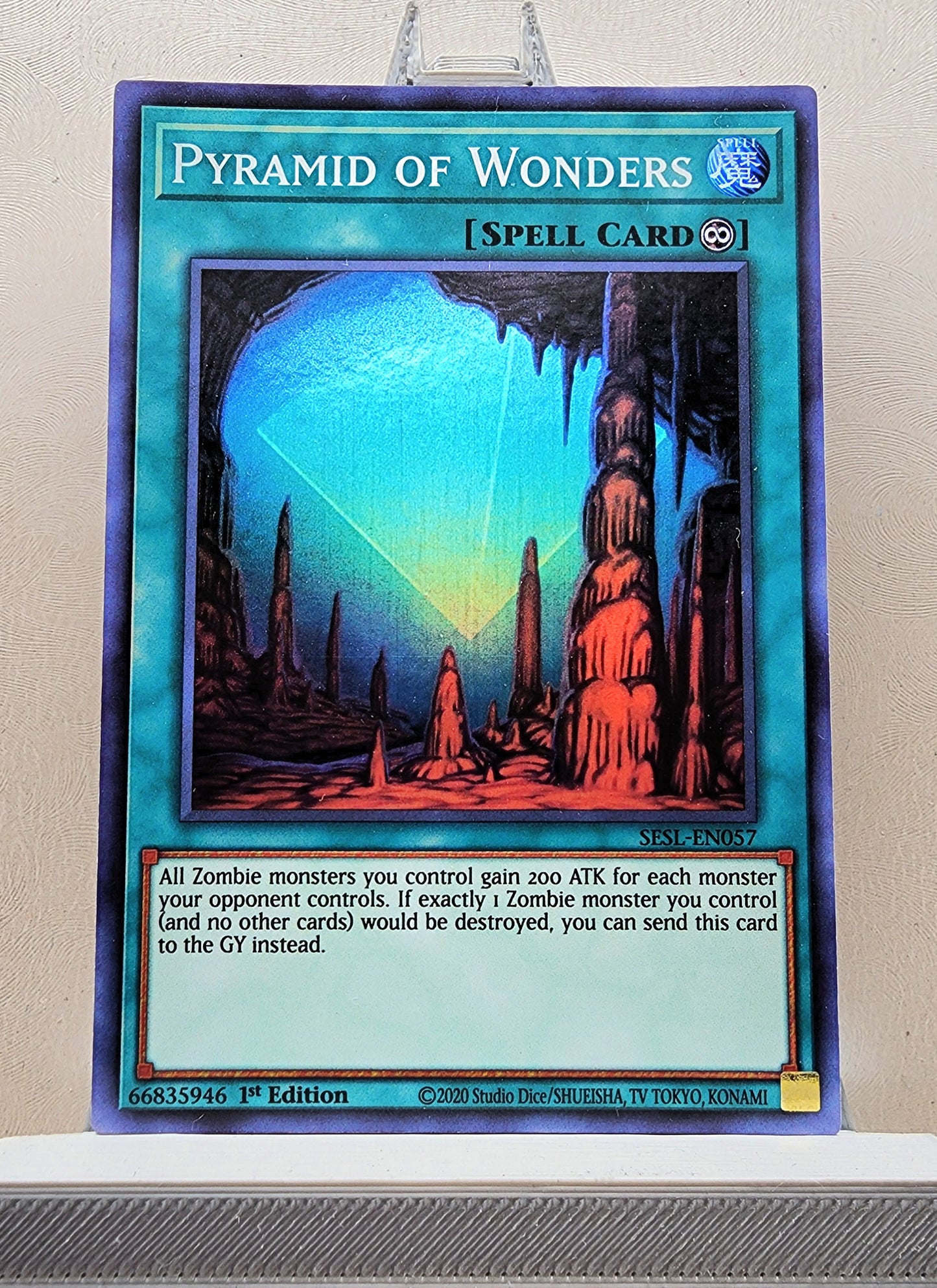 Yugioh! 1x Pyramid of Wonders (SESL - Super Rare) 1st Edition