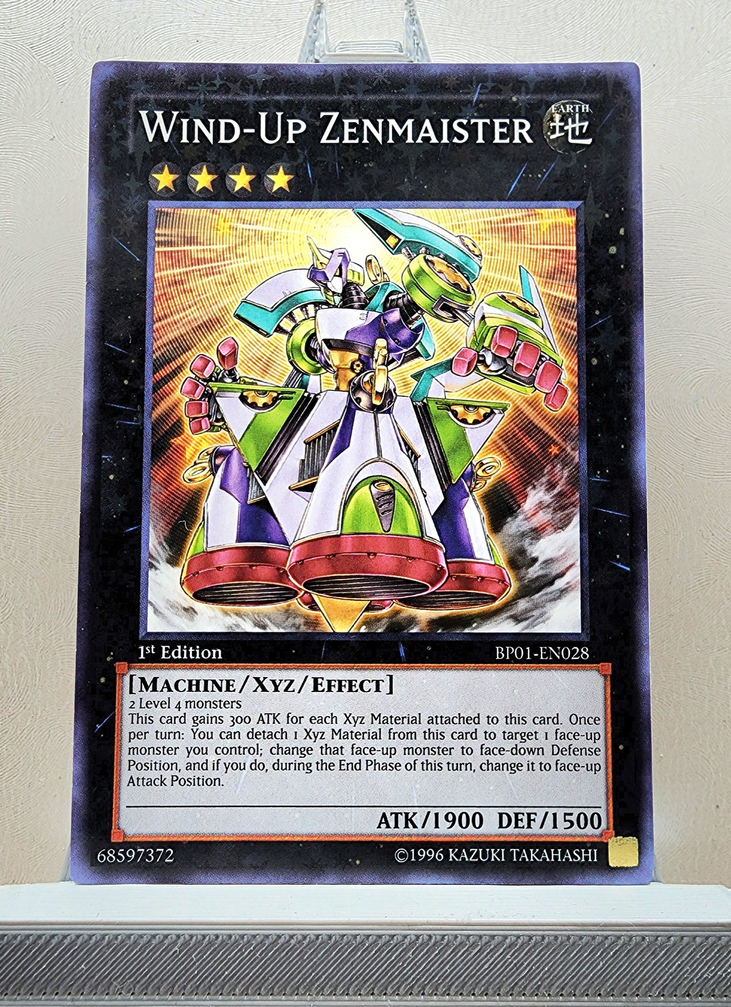 Yugioh! 1x Wind-Up Zenmaister (BP01 - Starfoil Rare) 1st Edition