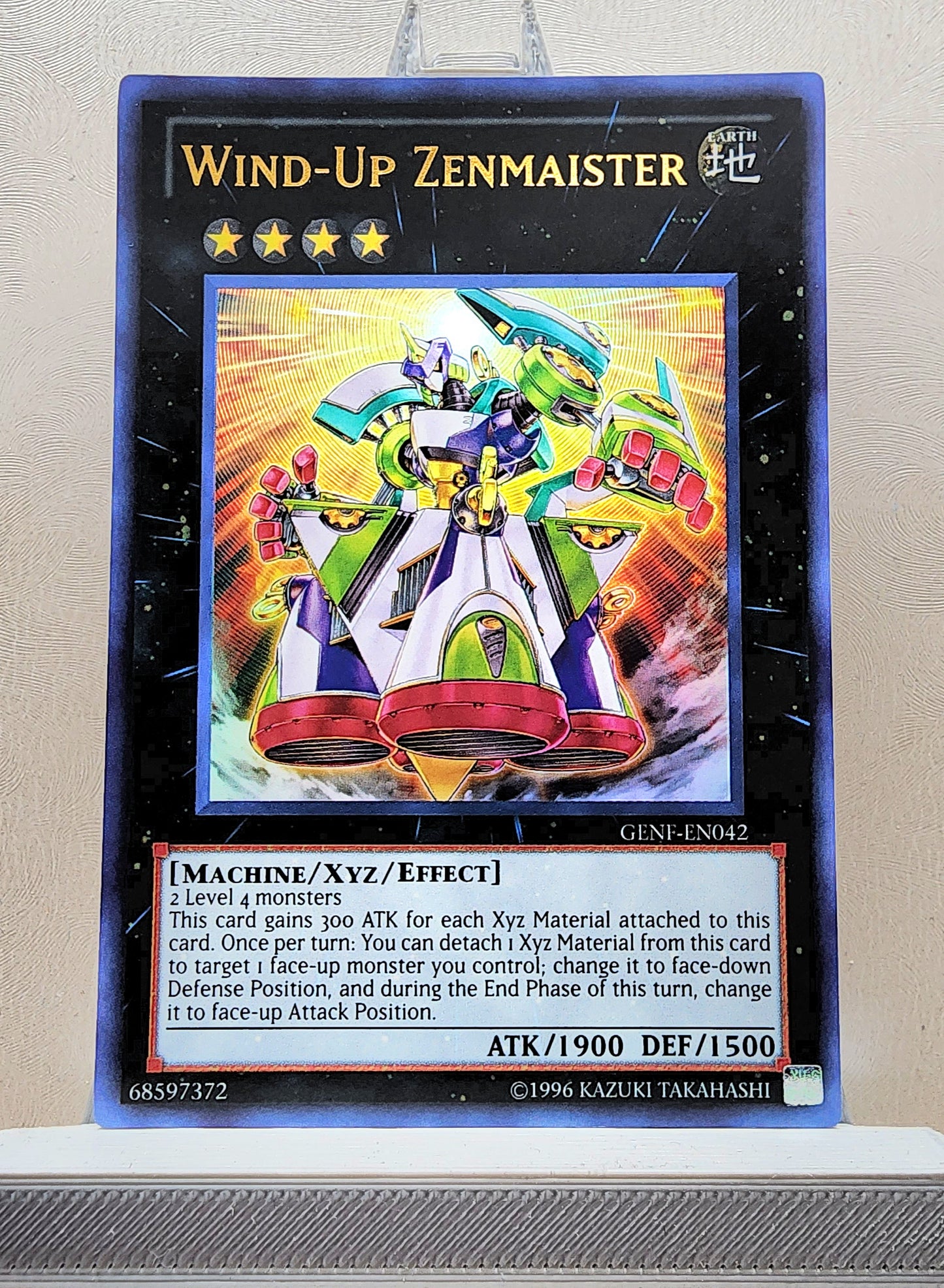 Yugioh! 1x Wind-Up Zenmaister (GENF - Ultra Rare) Unli Edition