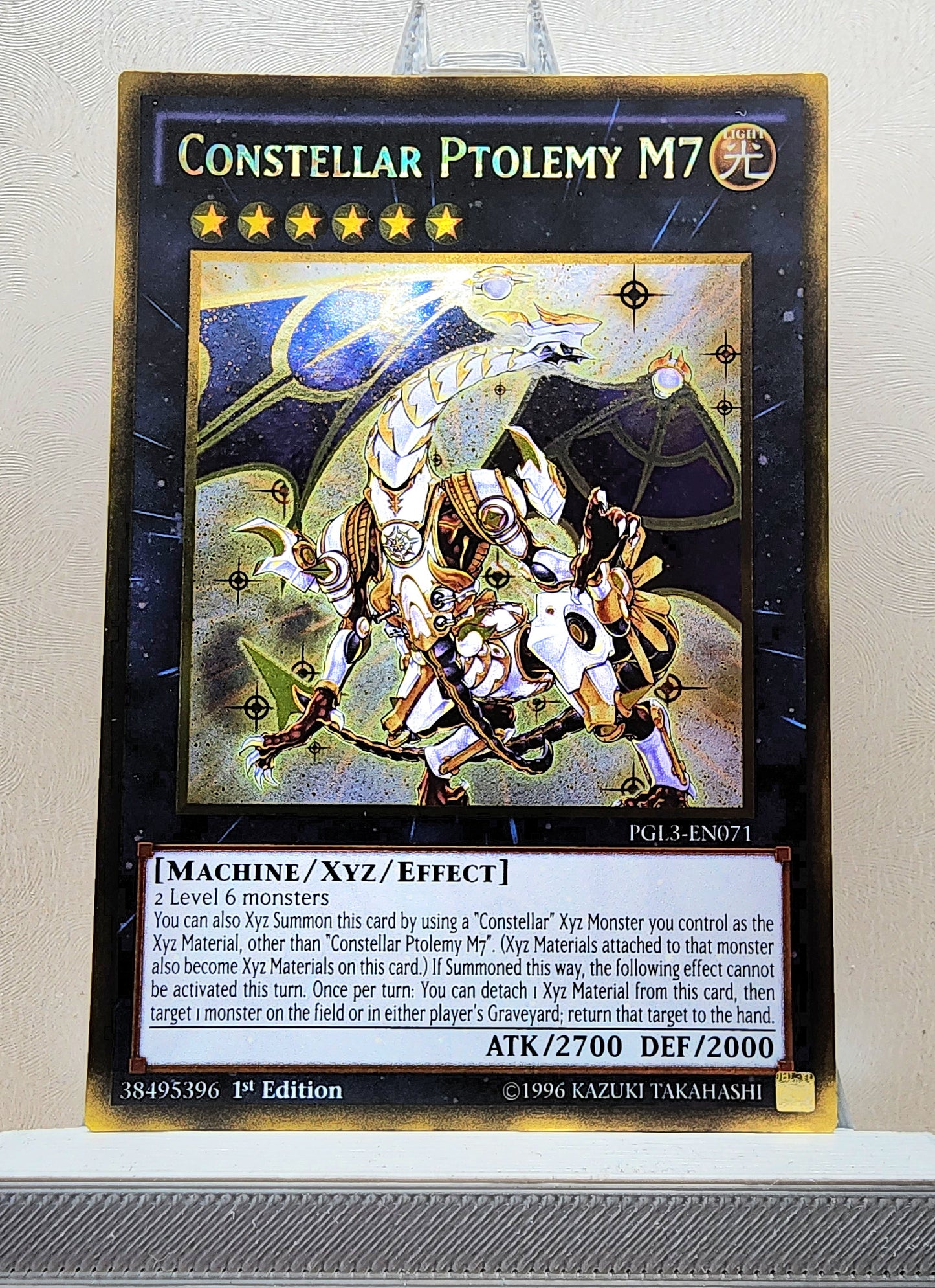 Yugioh! 1x Constellar Ptolemy M7 (PGL3 - Gold Rare) 1st Edition