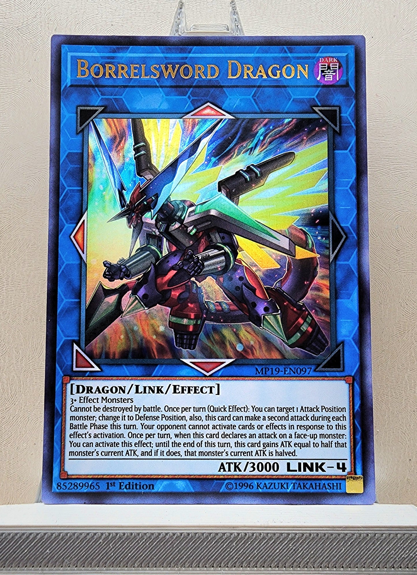 Yugioh! 1x Borrelsword Dragon (MP19/MAMA - Ultra Rare) 1st Edition