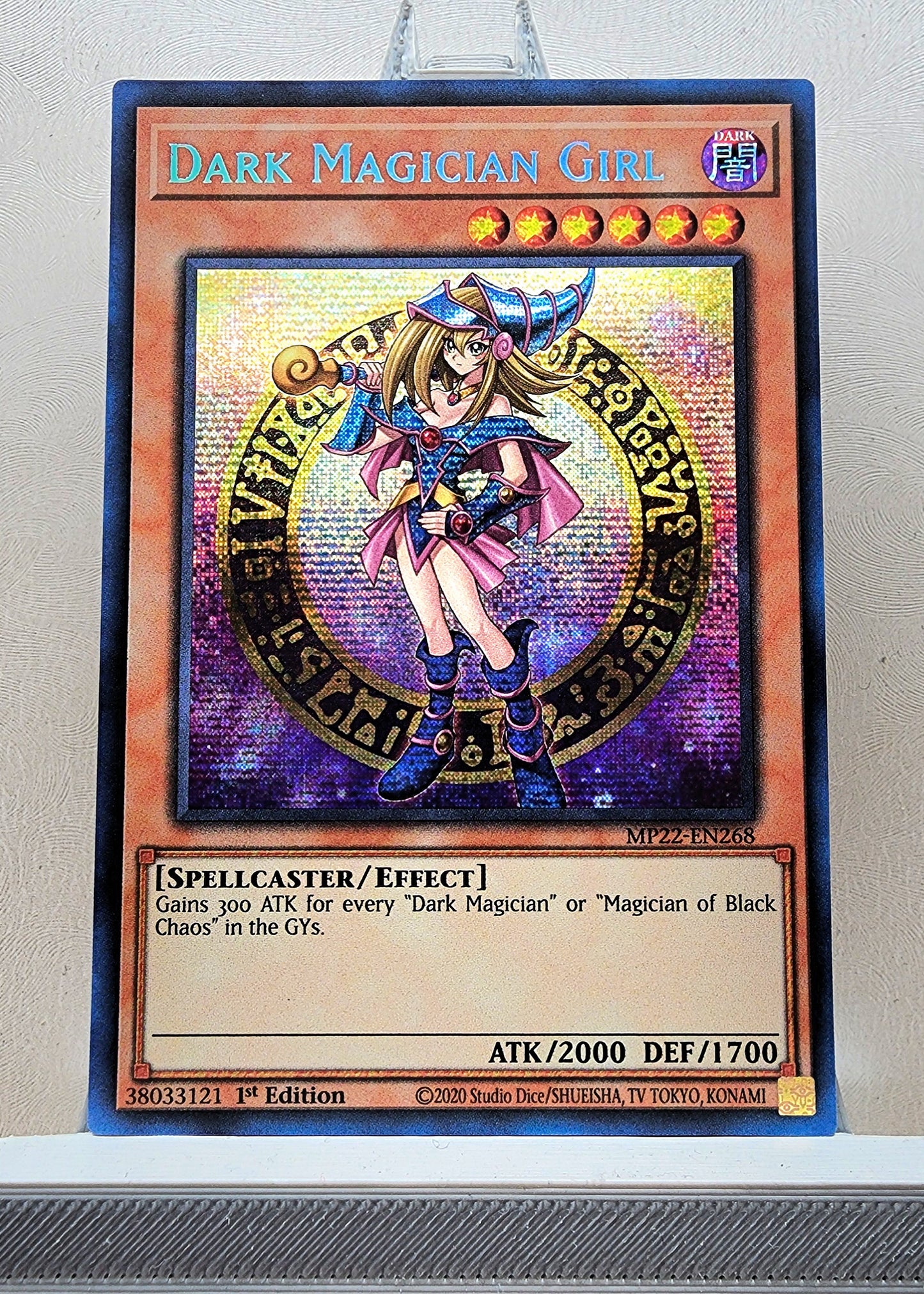 Yugioh! 1x Dark Magician Girl (MP22 - Prismatic Secret Rare) 1st Edition