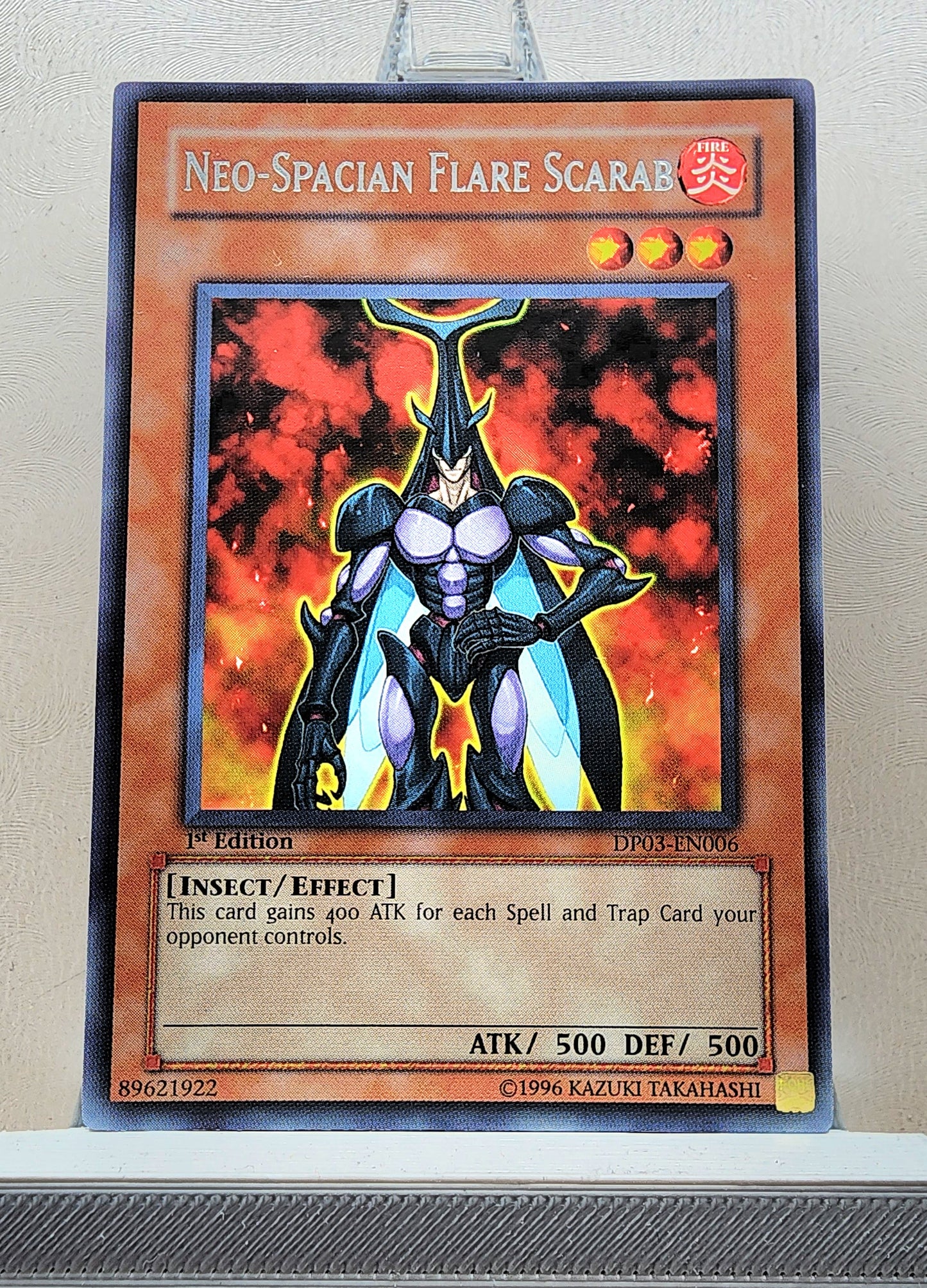 Yugioh! 1x Neo-Spacian Flare Scarab (DP03 - Rare) 1st Edition