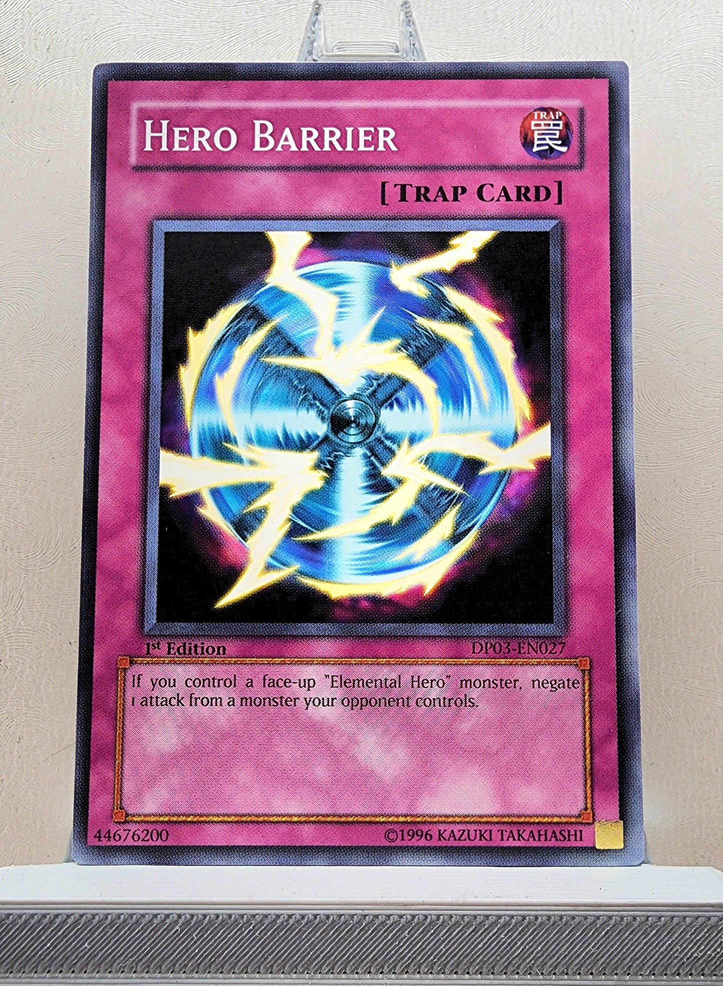 Yugioh! 1x Hero Barrier (DP03 - Common) 1st Edition