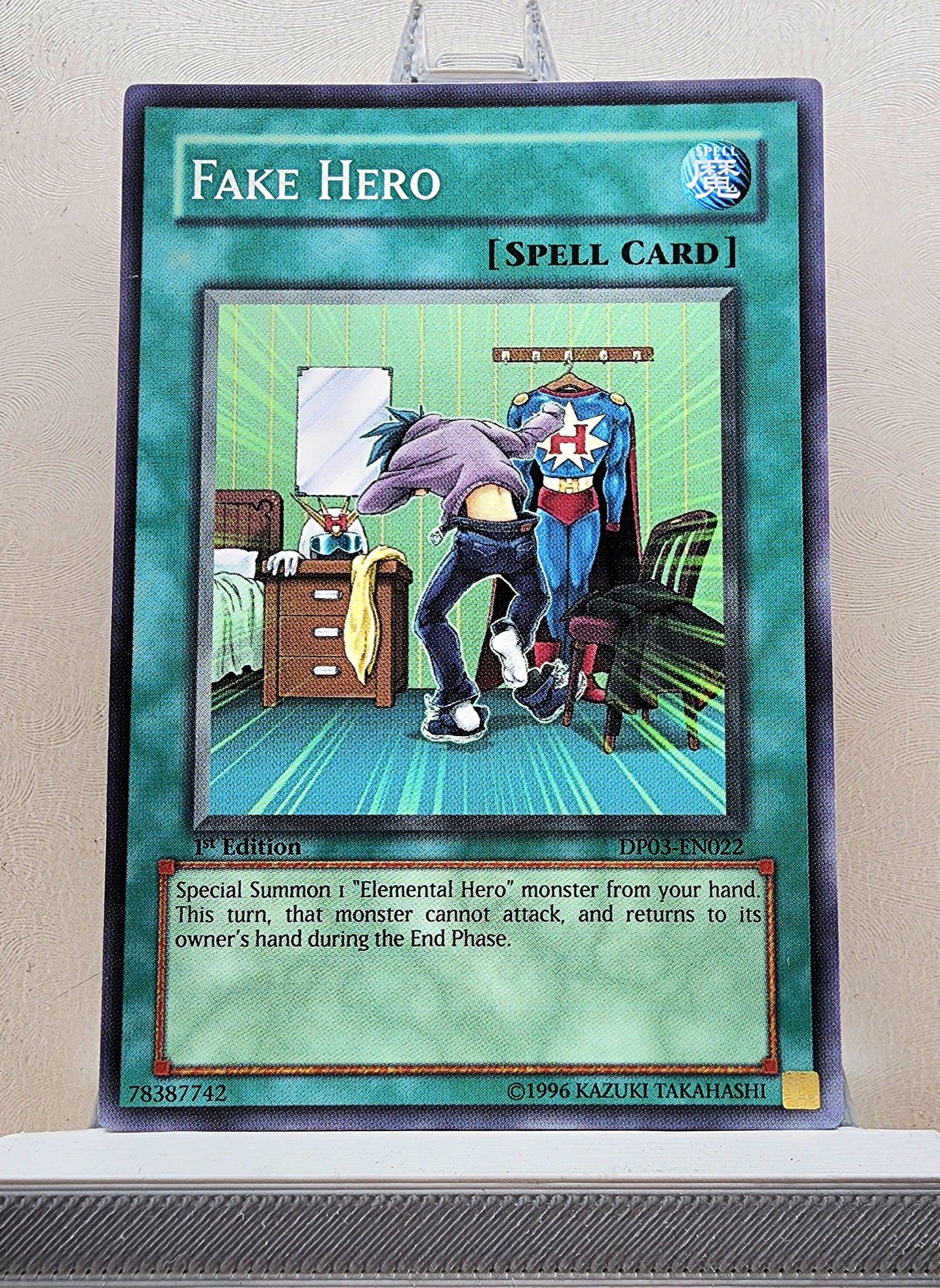 Yugioh! 1x Fake Hero (DP03 - Common) 1st Edition