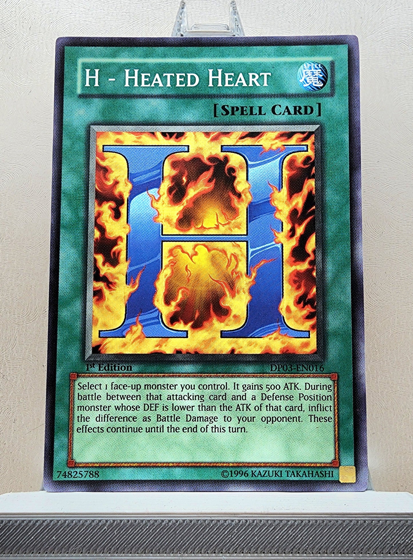 Yugioh! 1x H - Heated Heart (DP03 - Common) 1st Edition