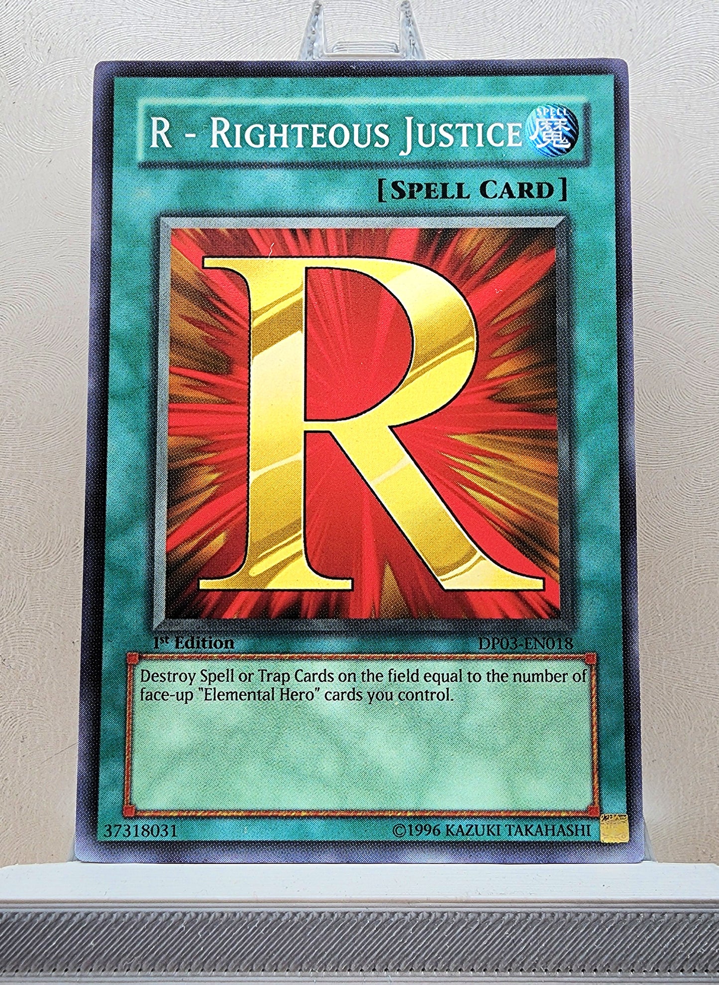 Yugioh! 1x R - Righteous Justice (DP03 - Common) 1st Edition
