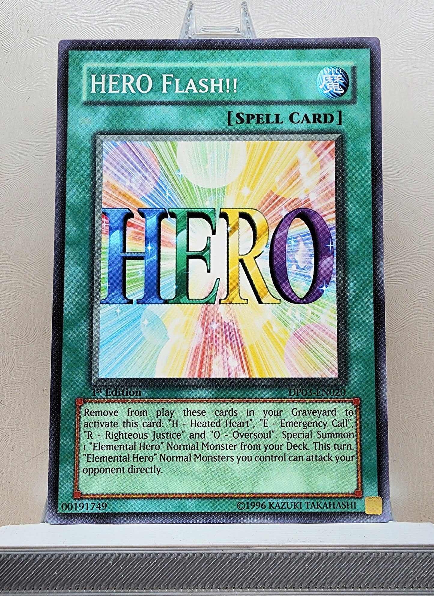 Yugioh! 1x Hero Flash (DP03 - Common) 1st Edition