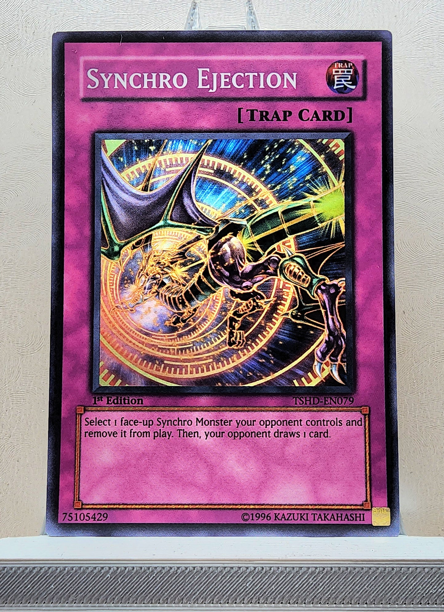 Yugioh! 1x Synchro Ejection (TSHD - Super Rare) 1st Edition