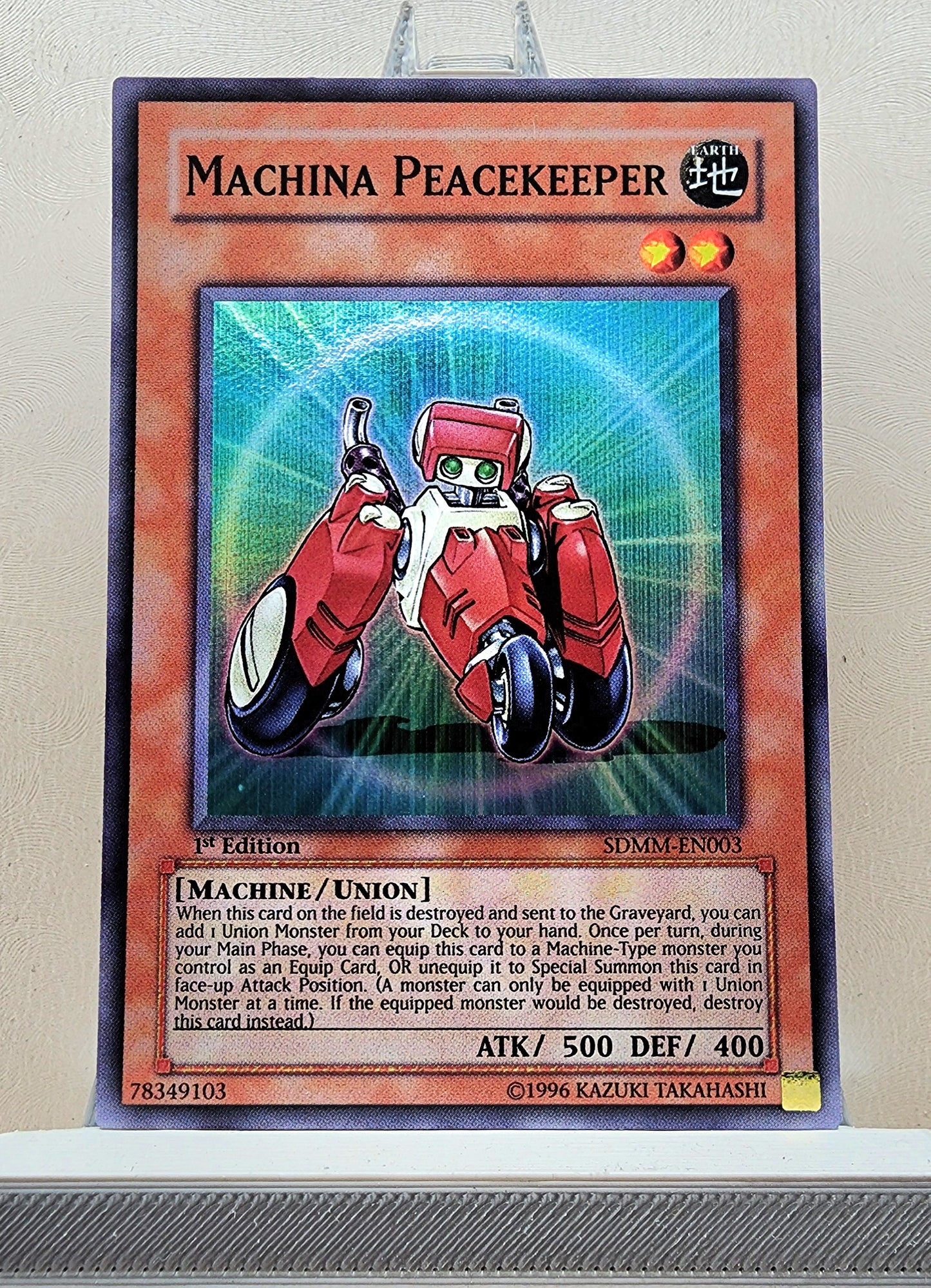 Yugioh! 1x Machina Peacekeeper (SDMM - Super Rare) 1st Edition