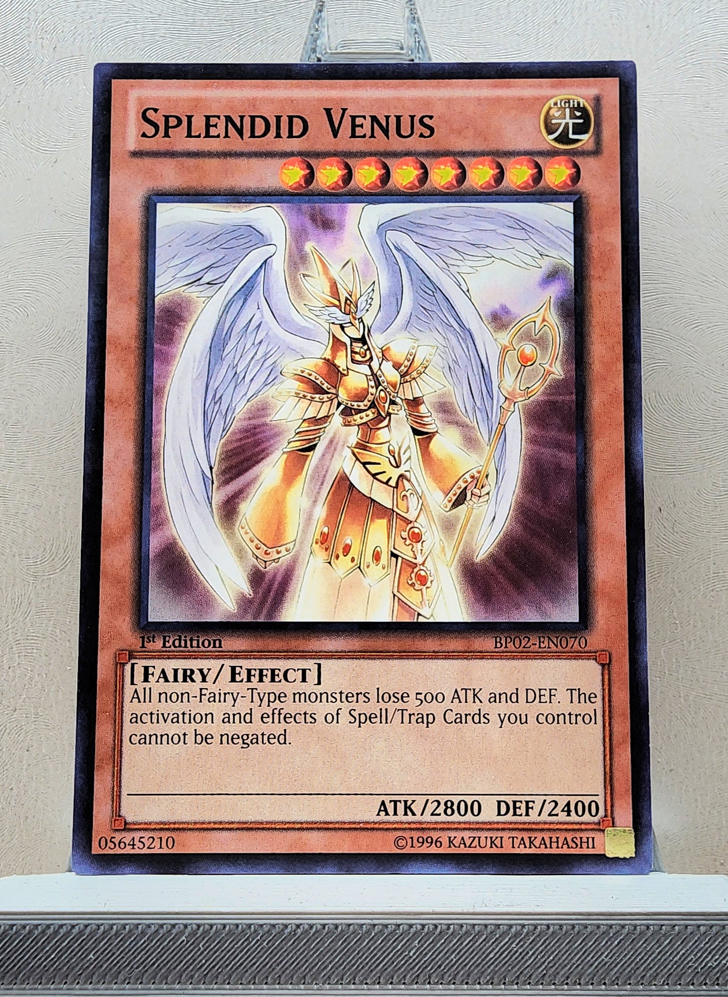 Yugioh! 1x Splendid Venus (BP02 - Mosaic Rare) 1st Edition