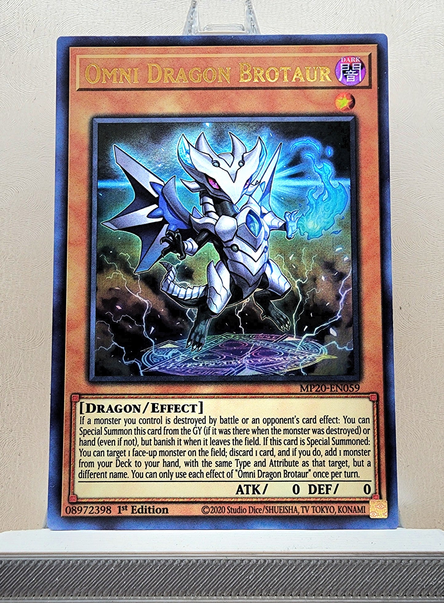 Yugioh! 1x Omni Dragon Brotaur (MP20 - Ultra Rare) 1st Edition