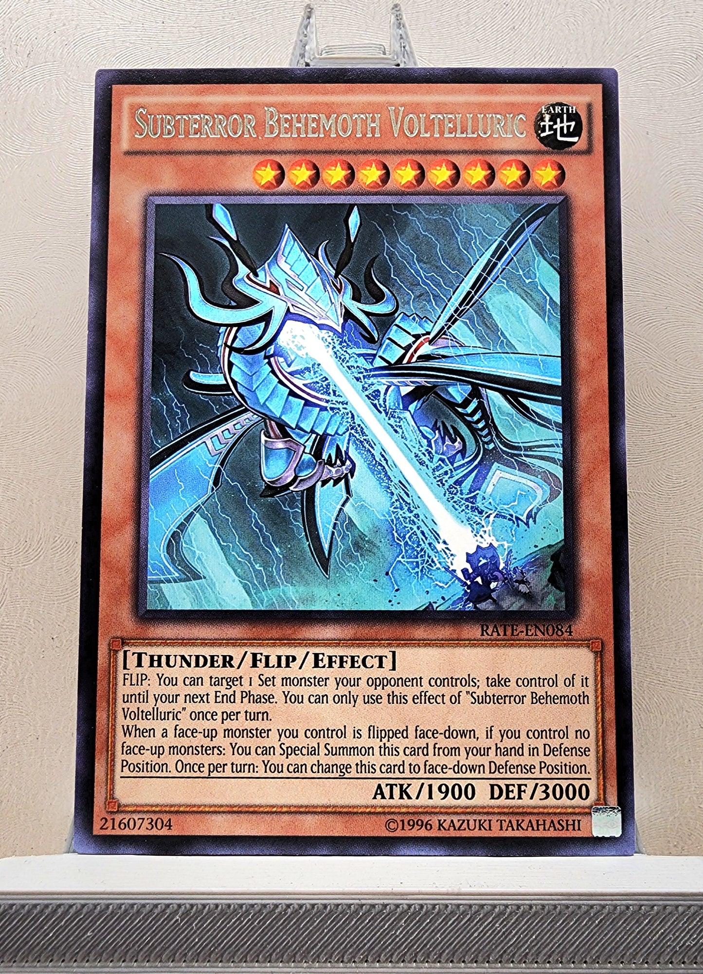 Yugioh! 1x Subterror Behemoth Voltelluric (RATE - Rare) 1st/Unli Edition