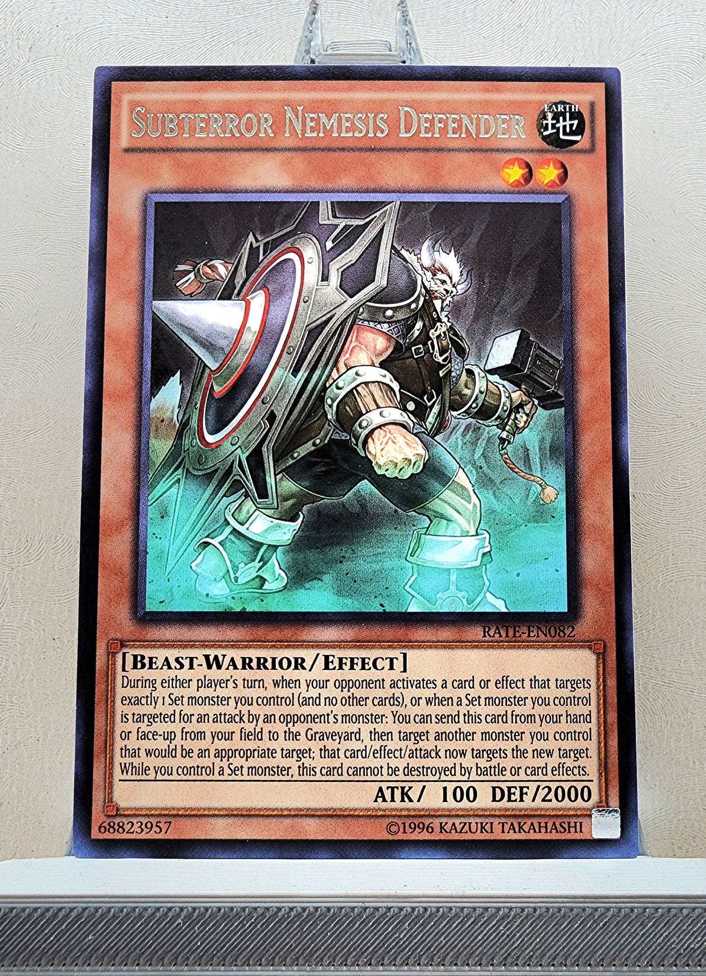 Yugioh! 1x Subterror Nemesis Defender (RATE - Rare) 1st/Unli Edition