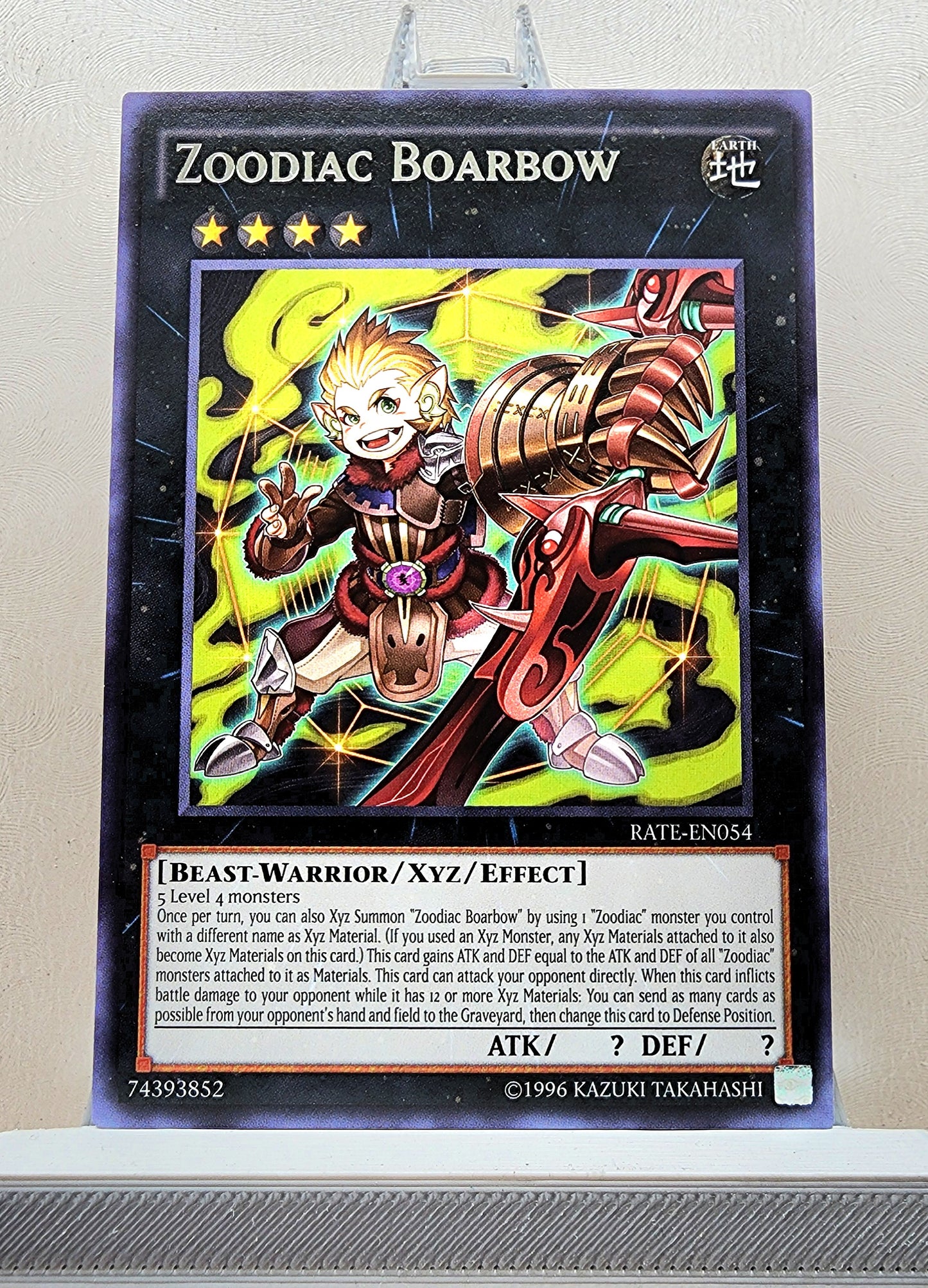 Yugioh! 1x Zoodiac Boarbow (RATE - Rare) 1st/Unli Edition