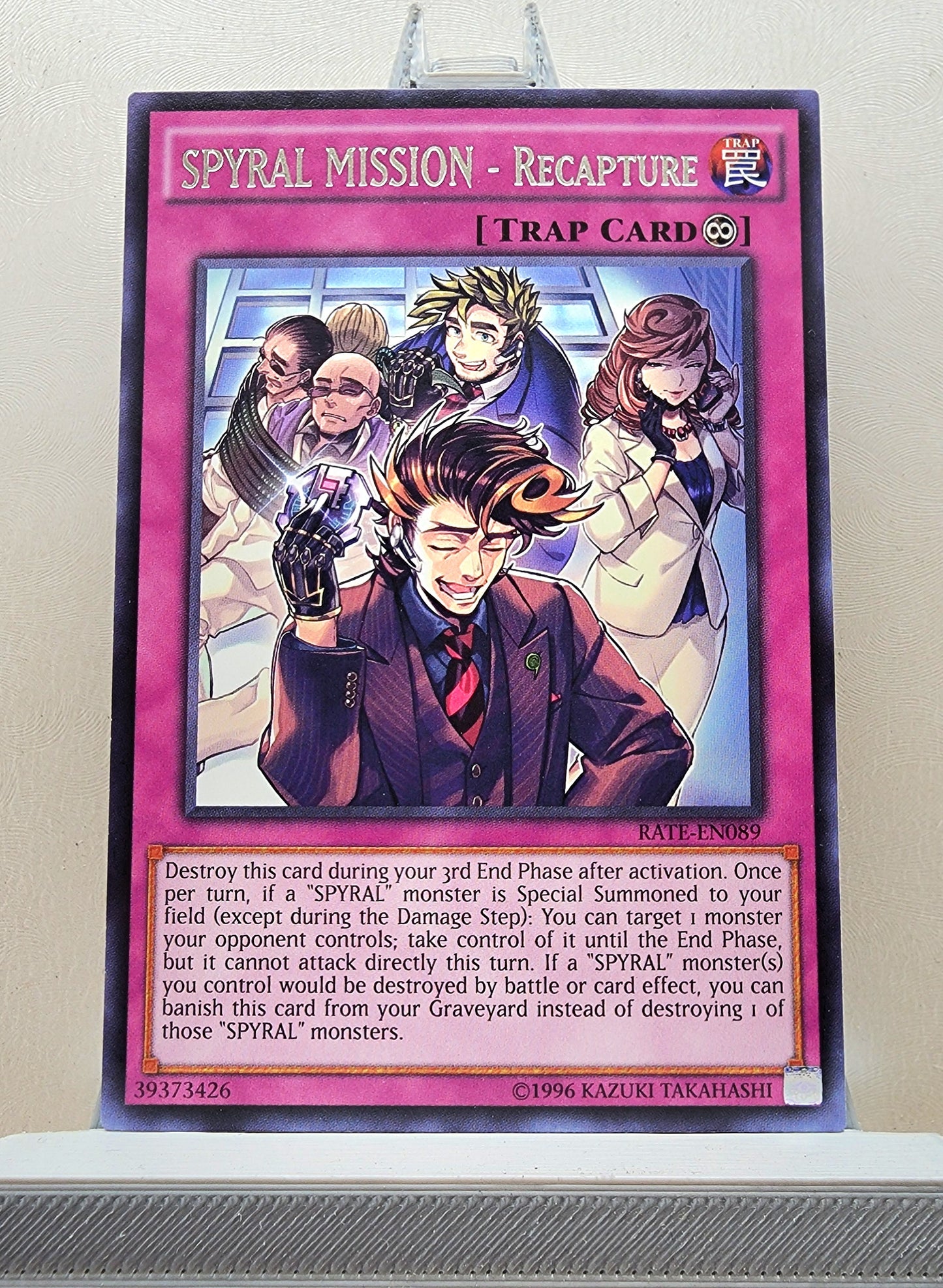 Yugioh! 1x SPYRAL MISSION - Recapture (RATE - Rare) 1st/Unli Edition