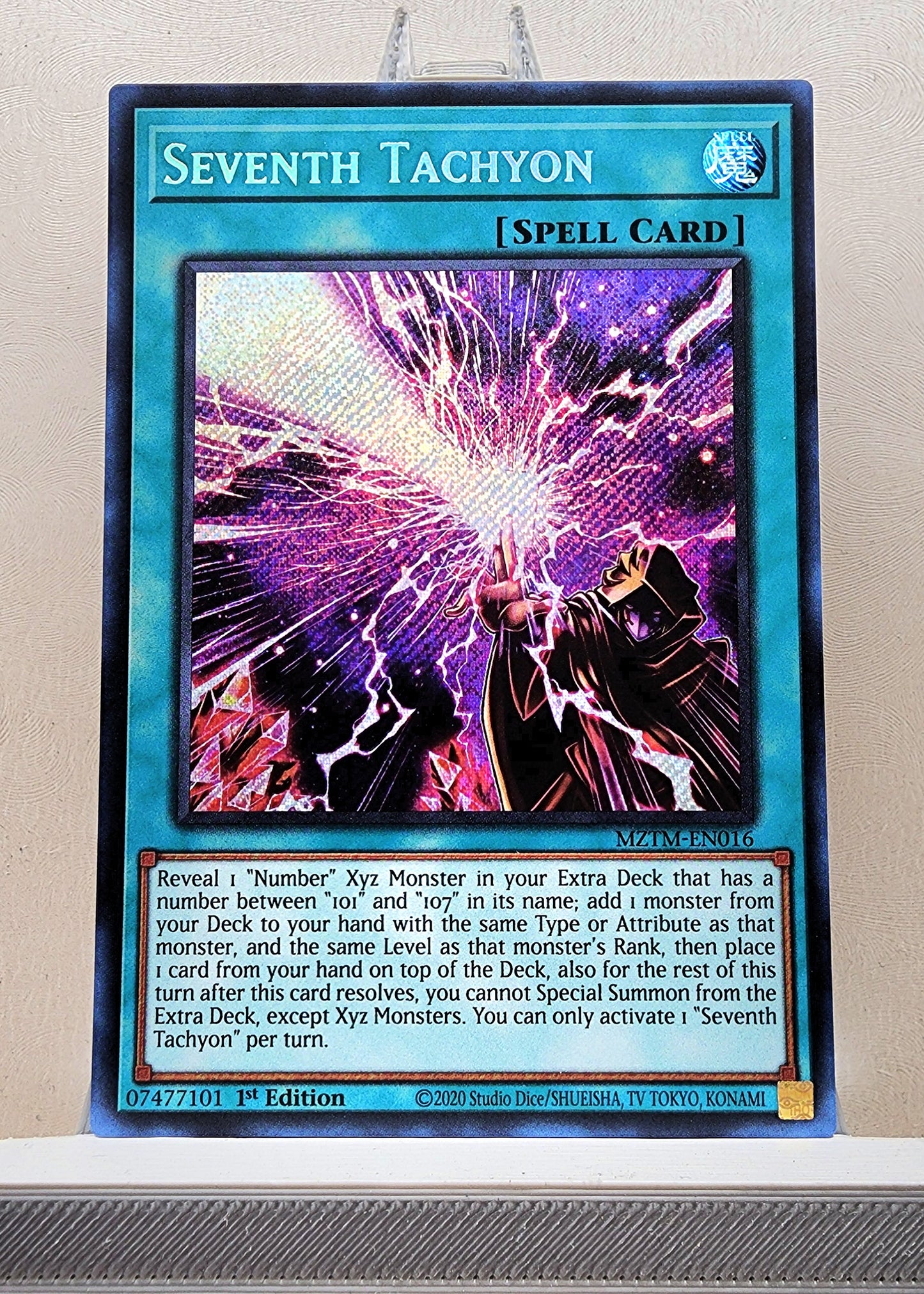 Yugioh! 1x Seventh Tachyon (MZTM - Secret Rare) 1st Edition