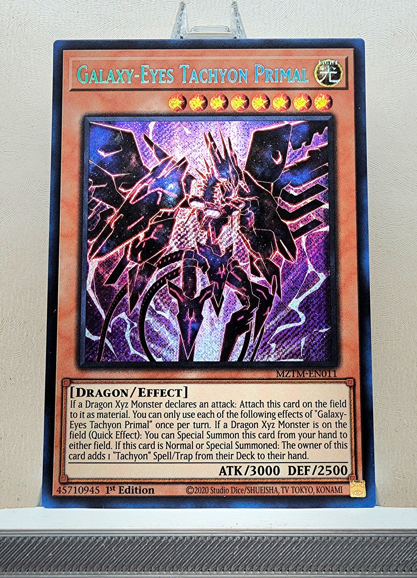 Yugioh! 1x Galaxy-Eyes Tachyon Primal (MZTM - Secret Rare) 1st Edition