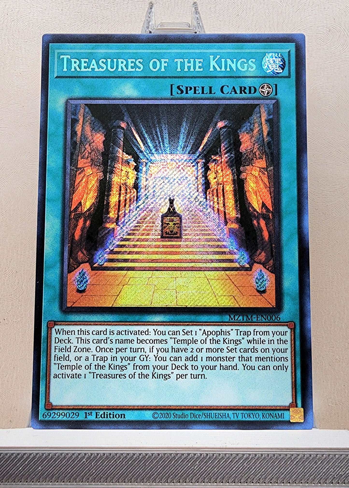 Yugioh! 1x Treasures of the Kings (MZTM - Secret Rare) 1st Edition
