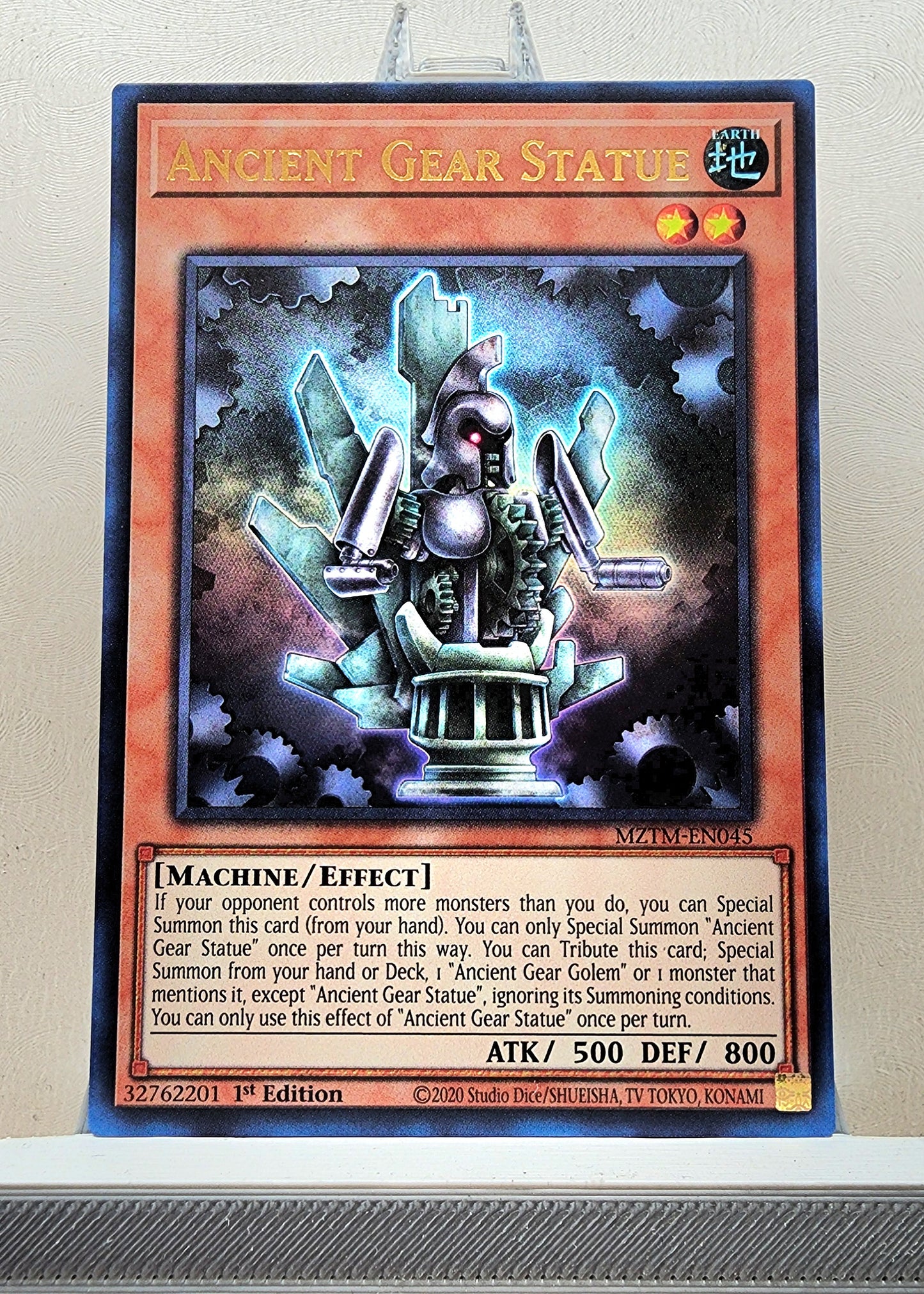 Yugioh! 1x Ancient Gear Statue (MZTM - Ultra Rare) 1st Edition