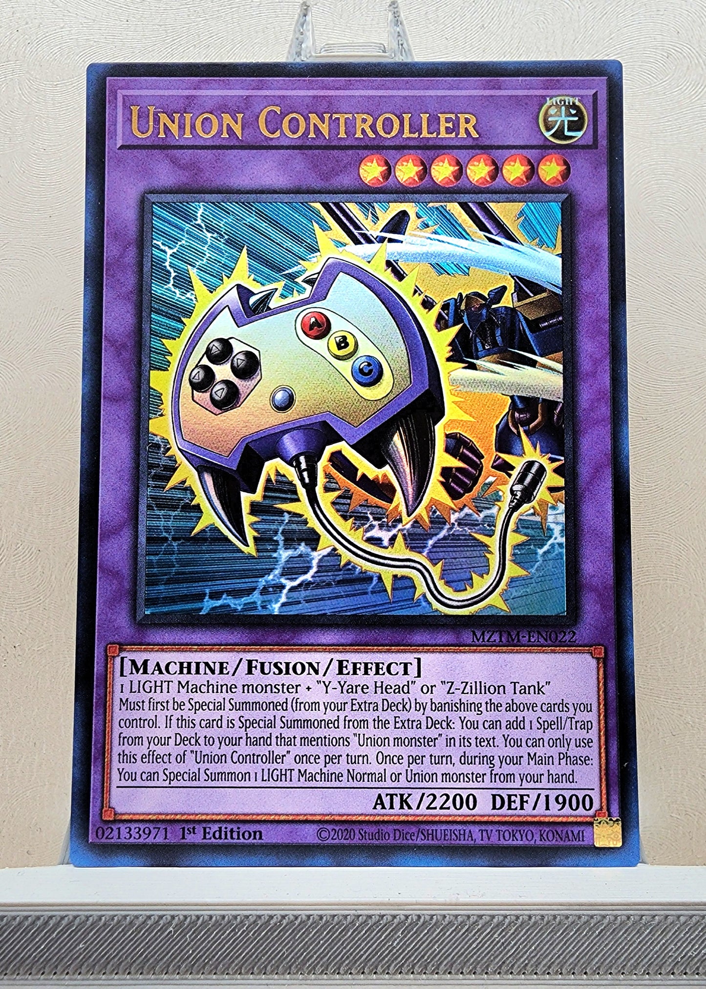 Yugioh! 1x Union Controller (MZTM - Ultra Rare) 1st Edition