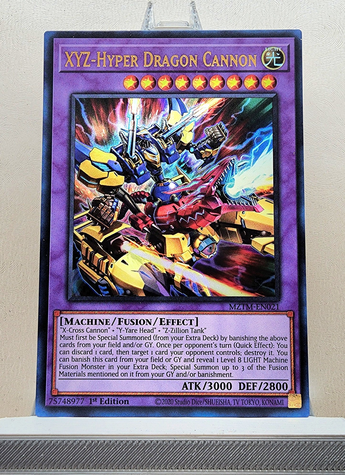 Yugioh! 1x XYZ-Hyper Dragon Cannon (MZTM - Ultra Rare) 1st Edition