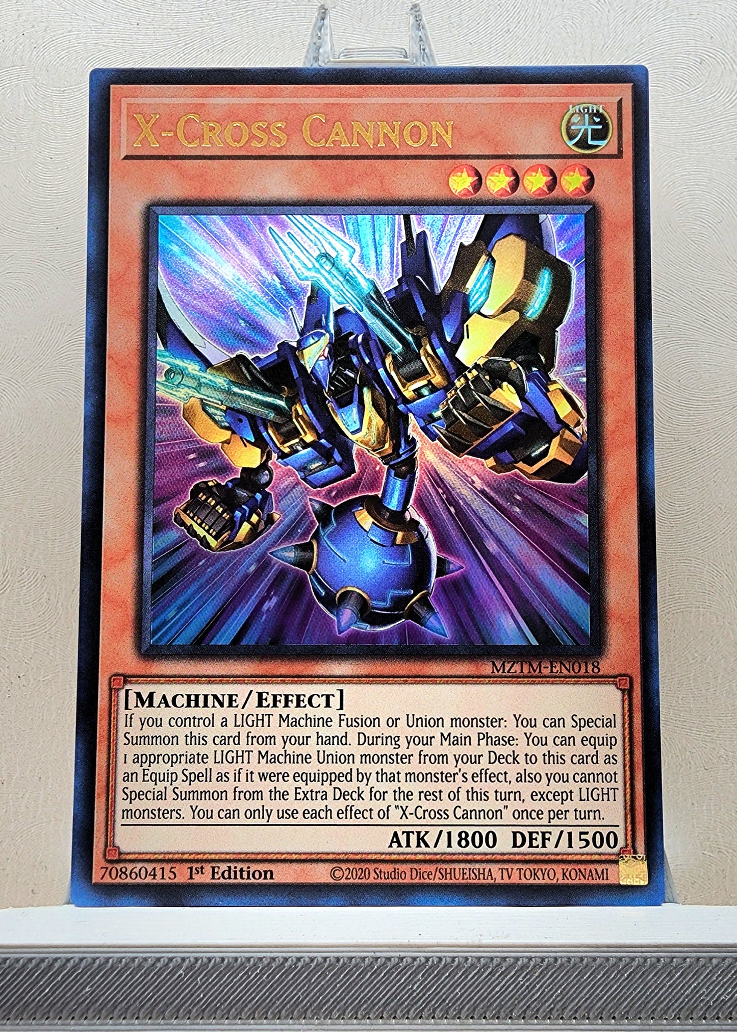 Yugioh! 1x X-Cross Cannon (MZTM - Ultra Rare) 1st Edition