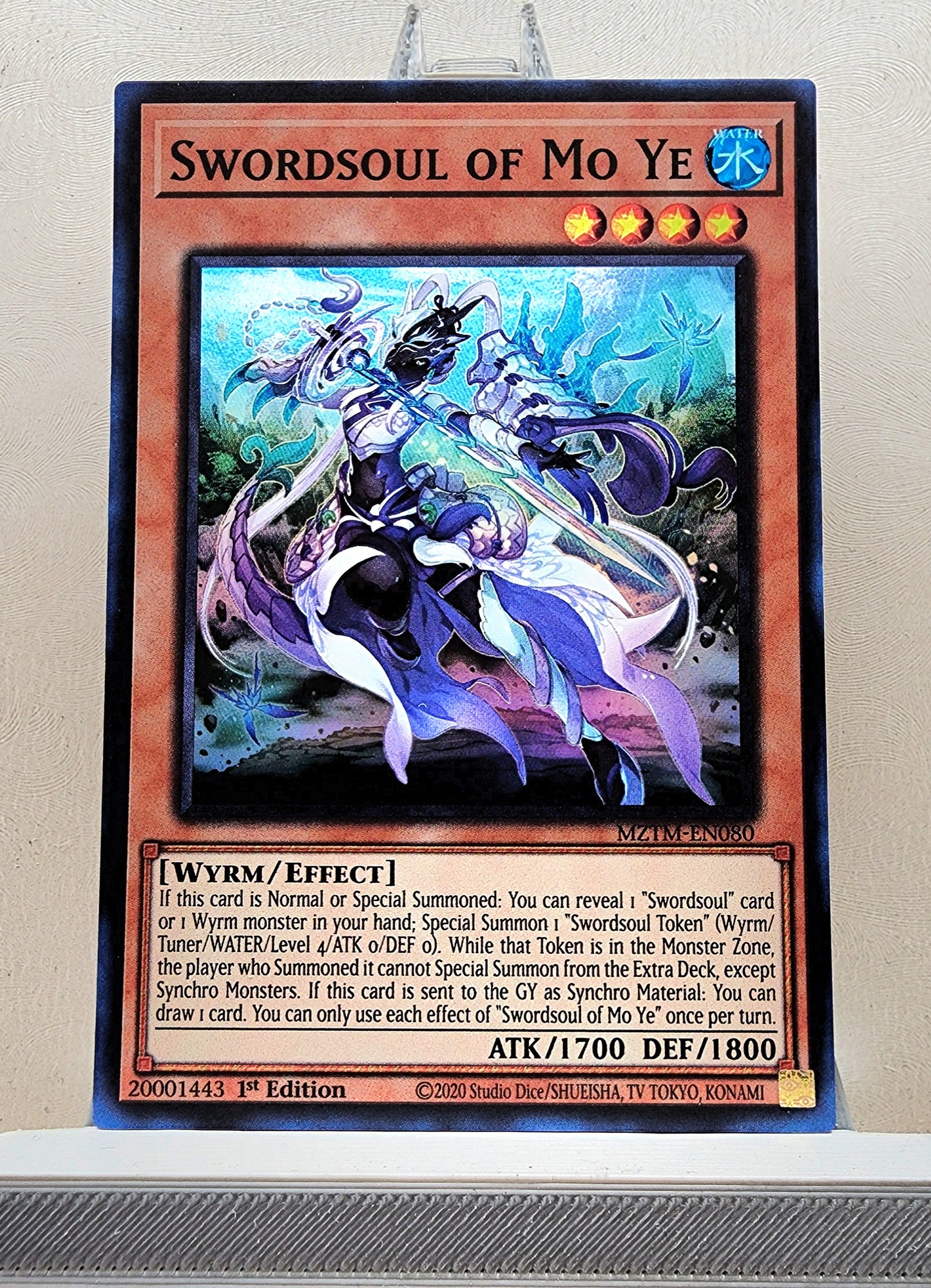 Yugioh! 1x Swordsoul of Mo Ye (MZTM - Super Rare) 1st Edition