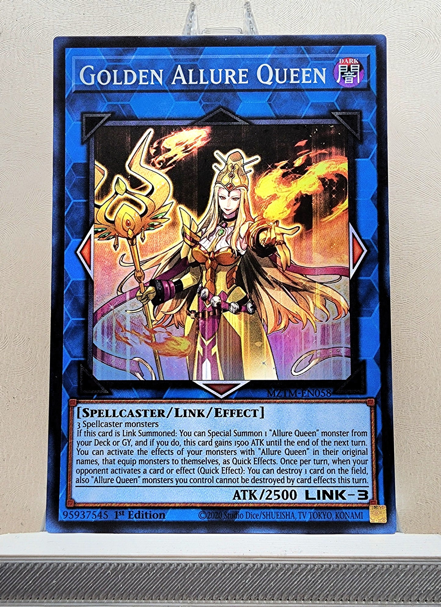Yugioh! 1x Golden Allure Queen (MZTM - Super Rare) 1st Edition