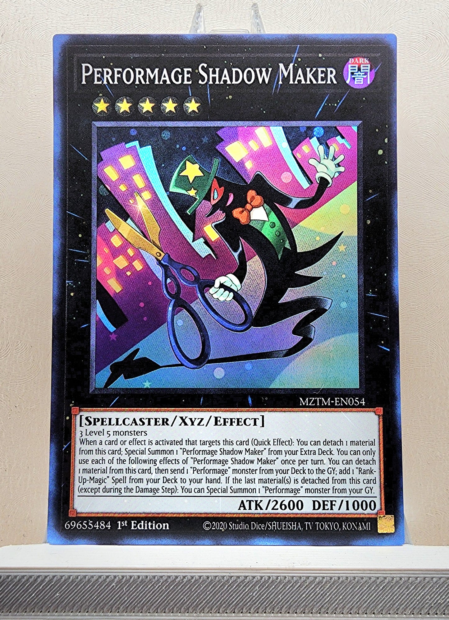 Yugioh! 1x Performage Shadow Maker (MZTM - Super Rare) 1st Edition