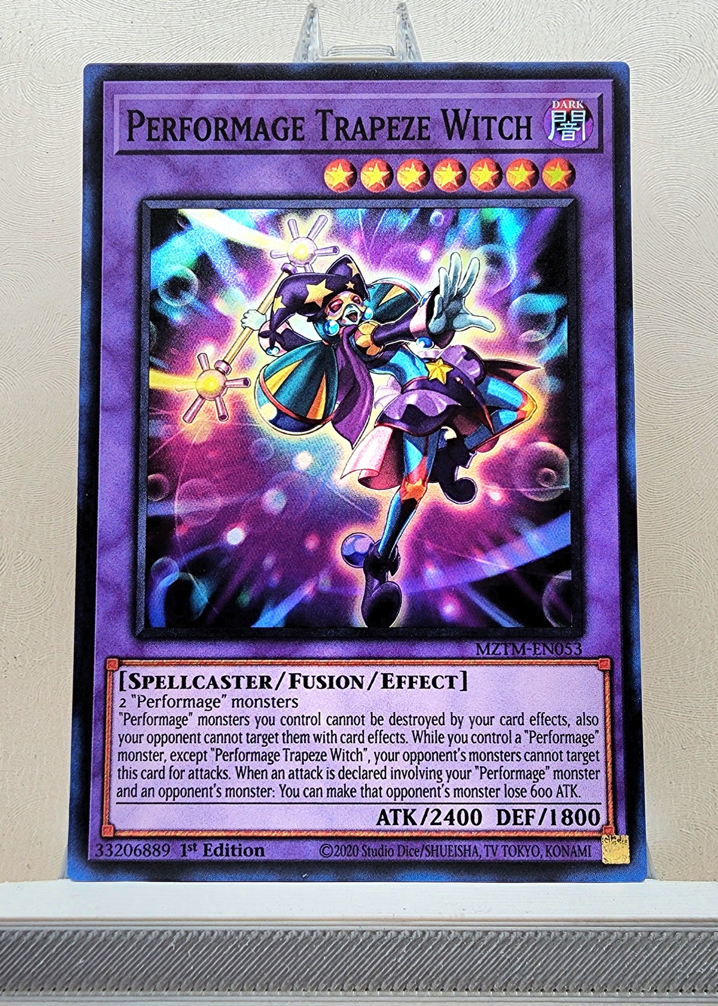 Yugioh! 1x Performage Trapeze Witch (MZTM - Super Rare) 1st Edition